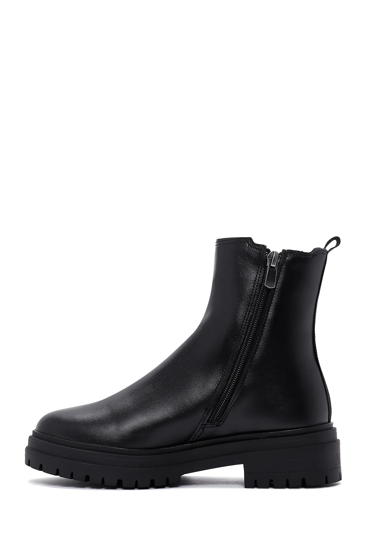 Kadın Siyah Fermuar Detaylı Chelsea Bot - Image 2