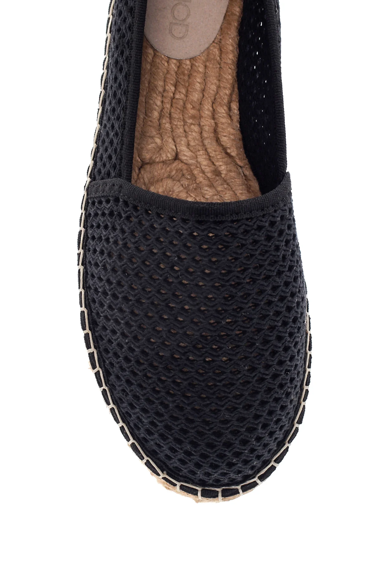 Kadın Siyah Hasır Taban Espadril - Image 6
