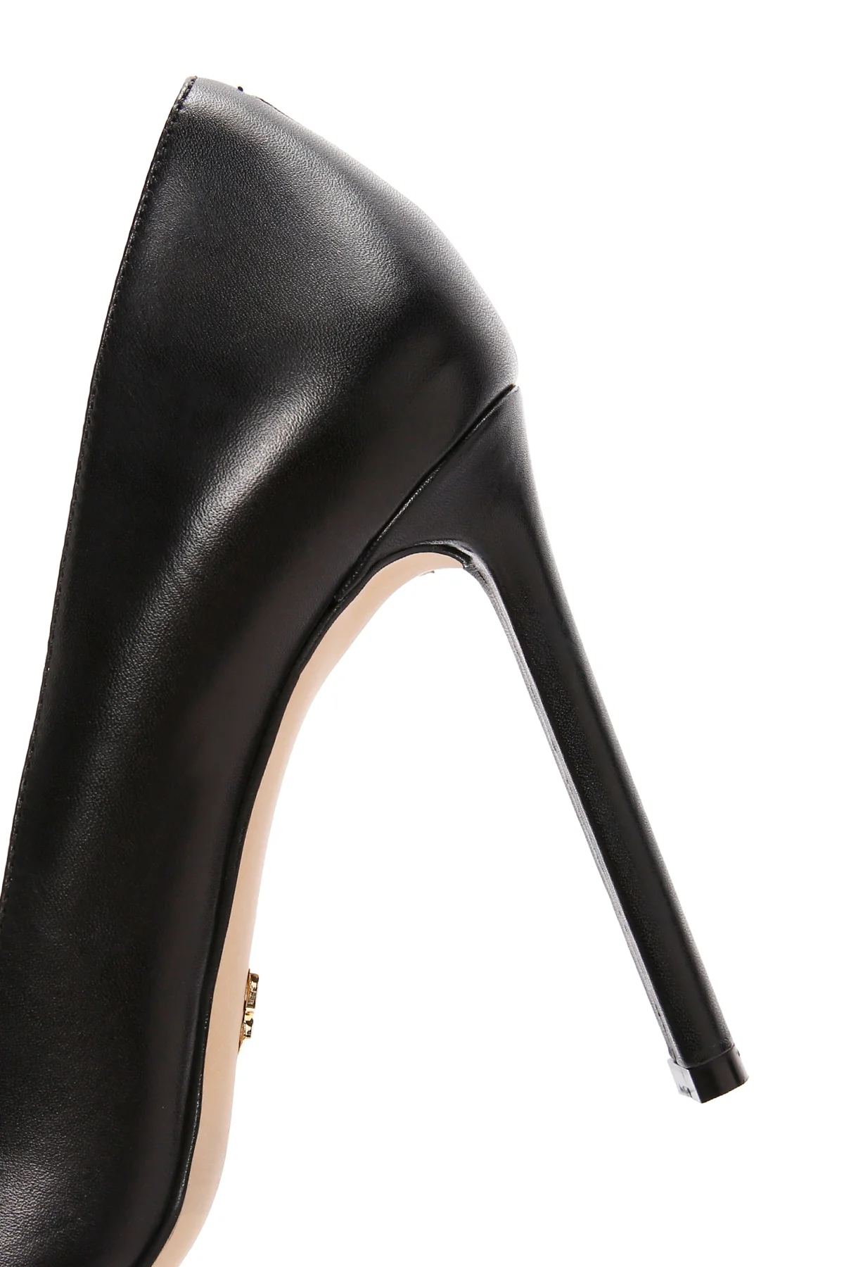 Kadın Siyah İnce Topuklu Deri Stiletto - Image 11