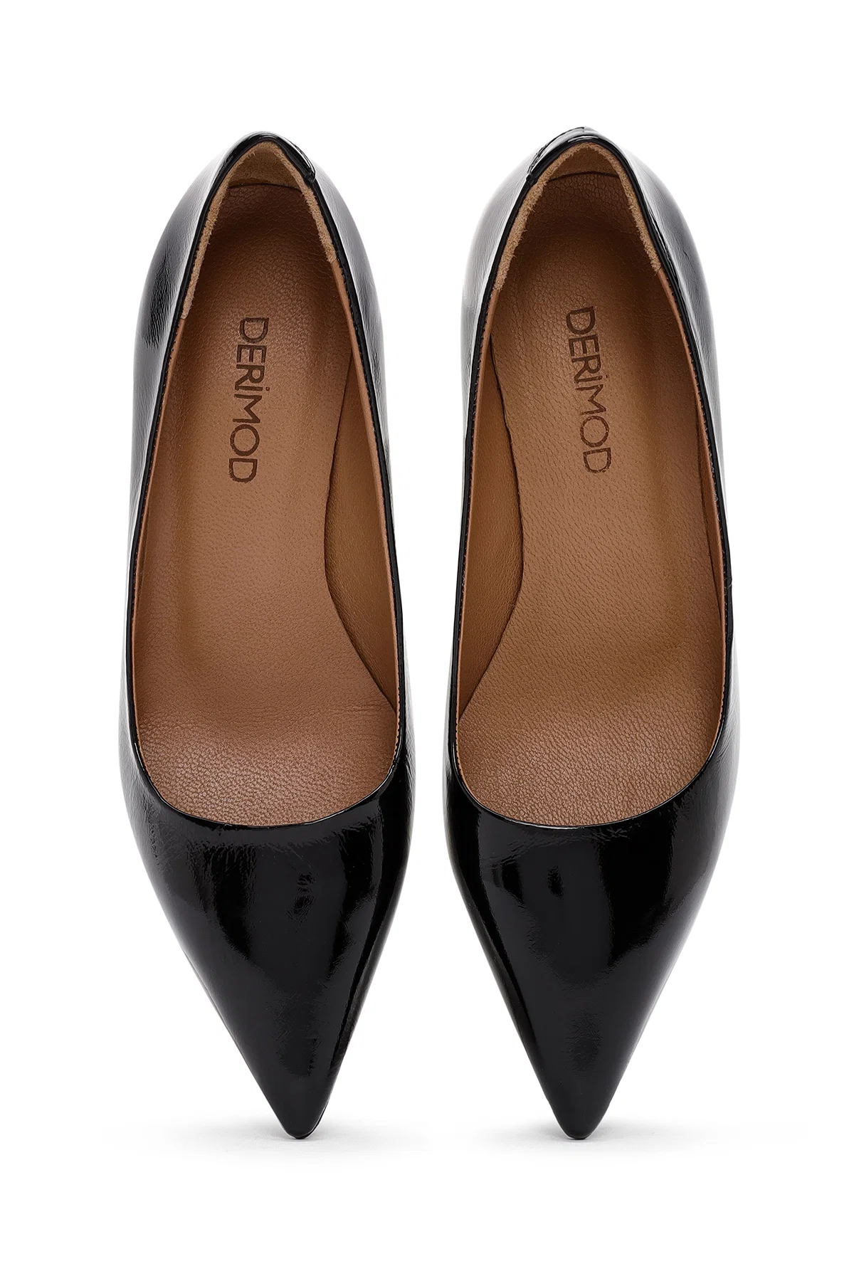 Kadın Siyah İnce Topuklu Deri Stiletto - Image 8