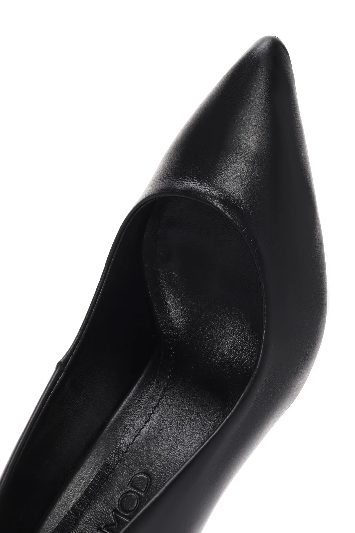 Kadın Siyah İnce Topuklu Deri Stiletto - Image 10