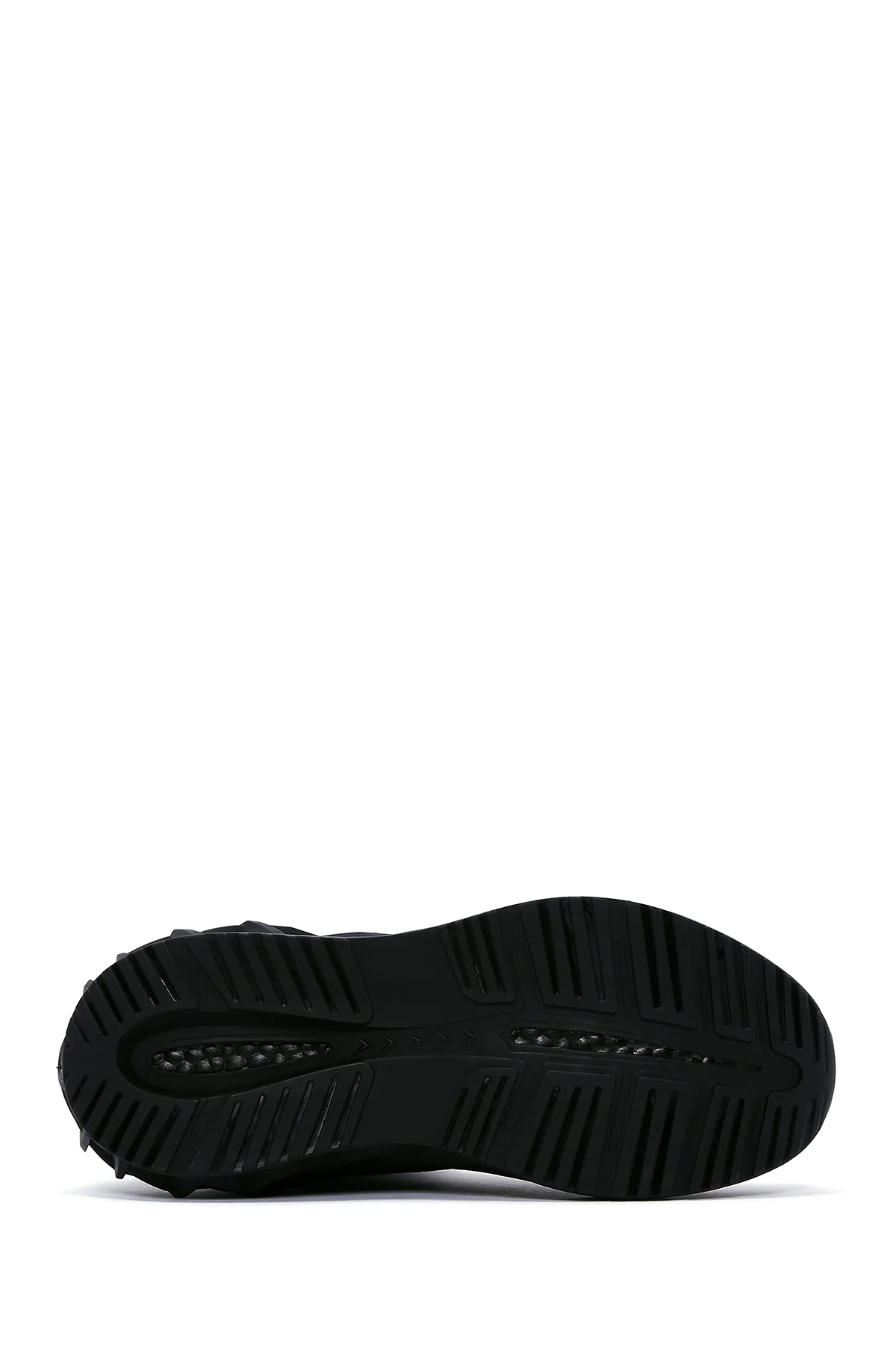 Kadın Siyah Kalın Tabanlı Bilekli Sneaker - Image 4