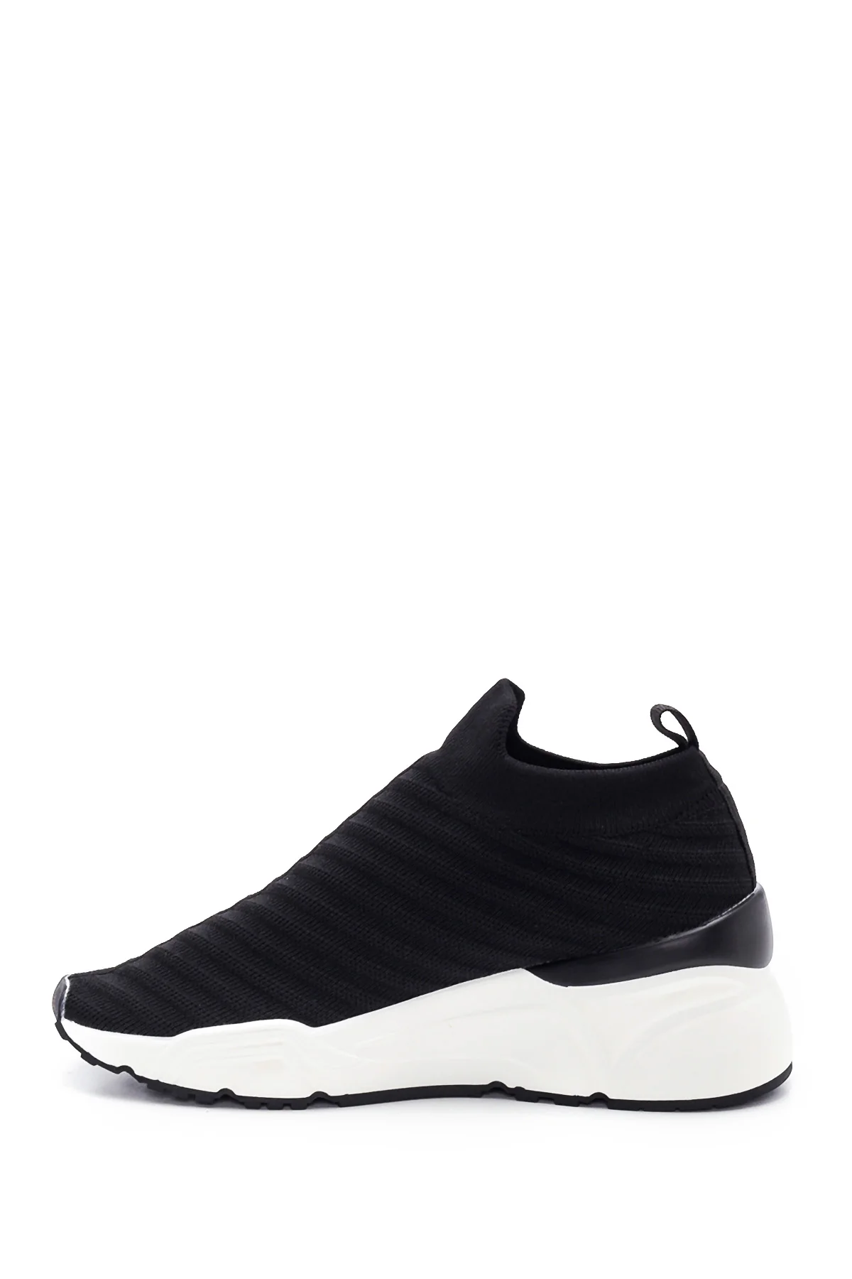 Kadın Siyah Kalın Tabanlı Sneaker - Image 2