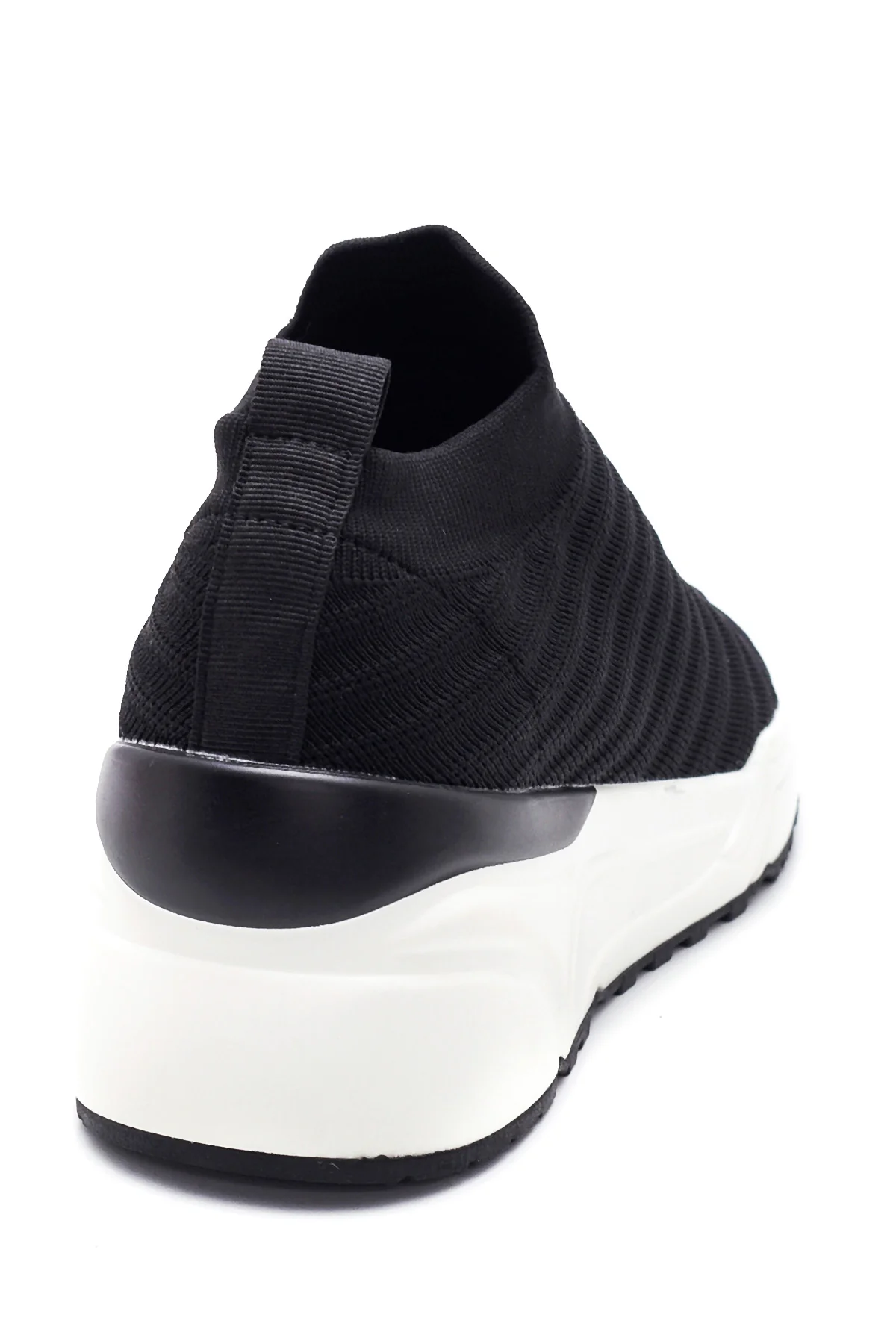 Kadın Siyah Kalın Tabanlı Sneaker - Image 5