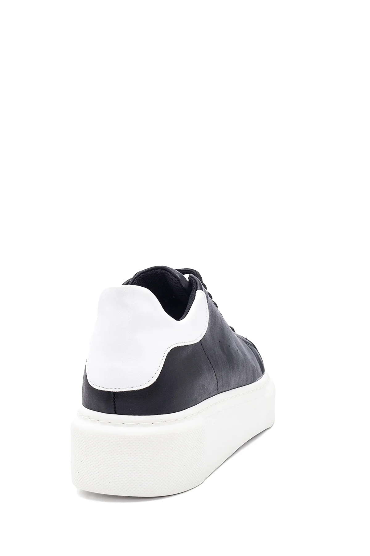 Kadın Siyah Kalın Tabanlı Sneaker - Image 5
