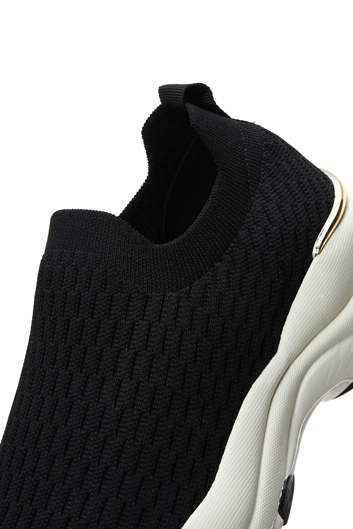 Kadın Siyah Kalın Tabanlı Sneaker - Image 6