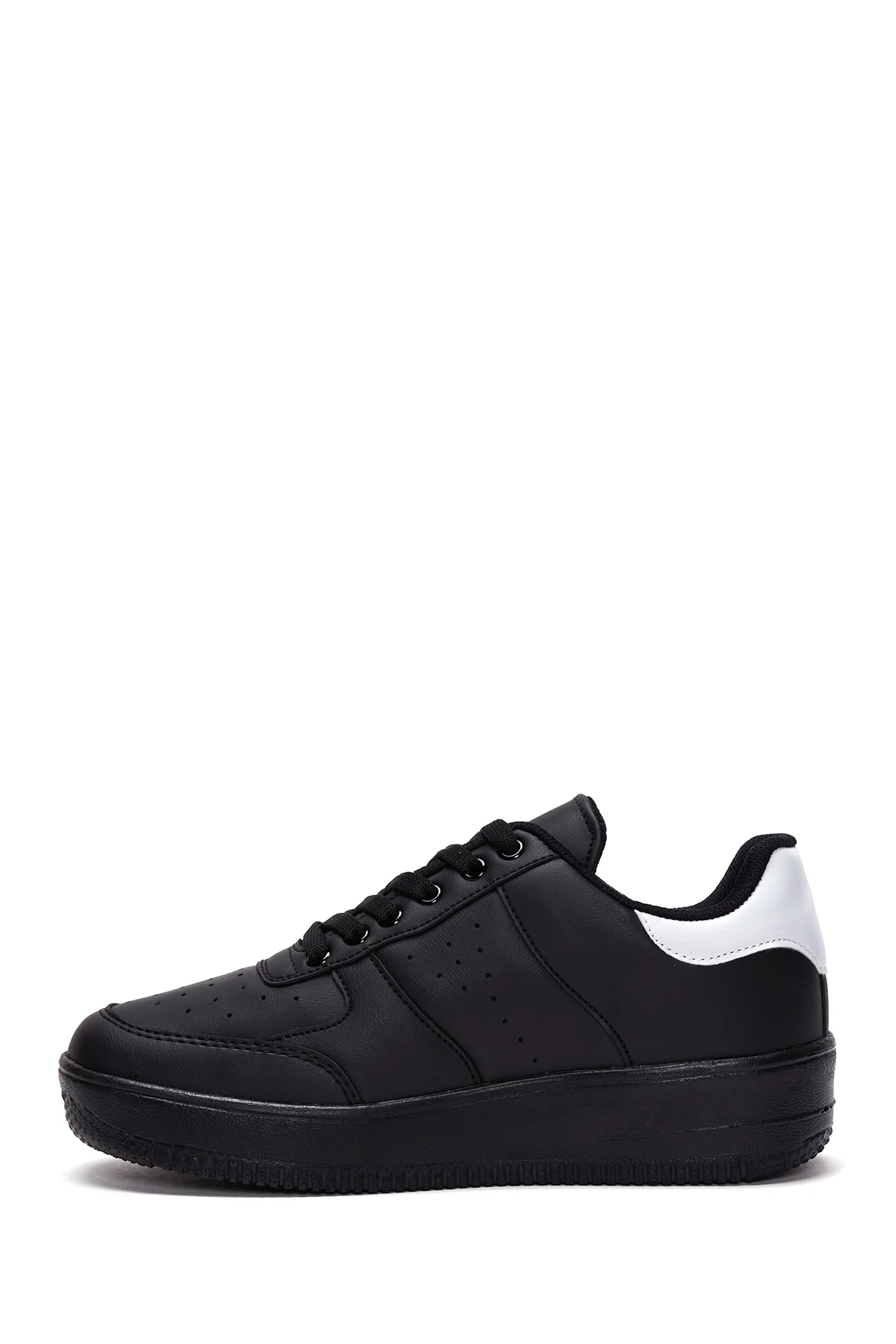 Kadın Siyah Kalın Tabanlı Sneaker - Image 2