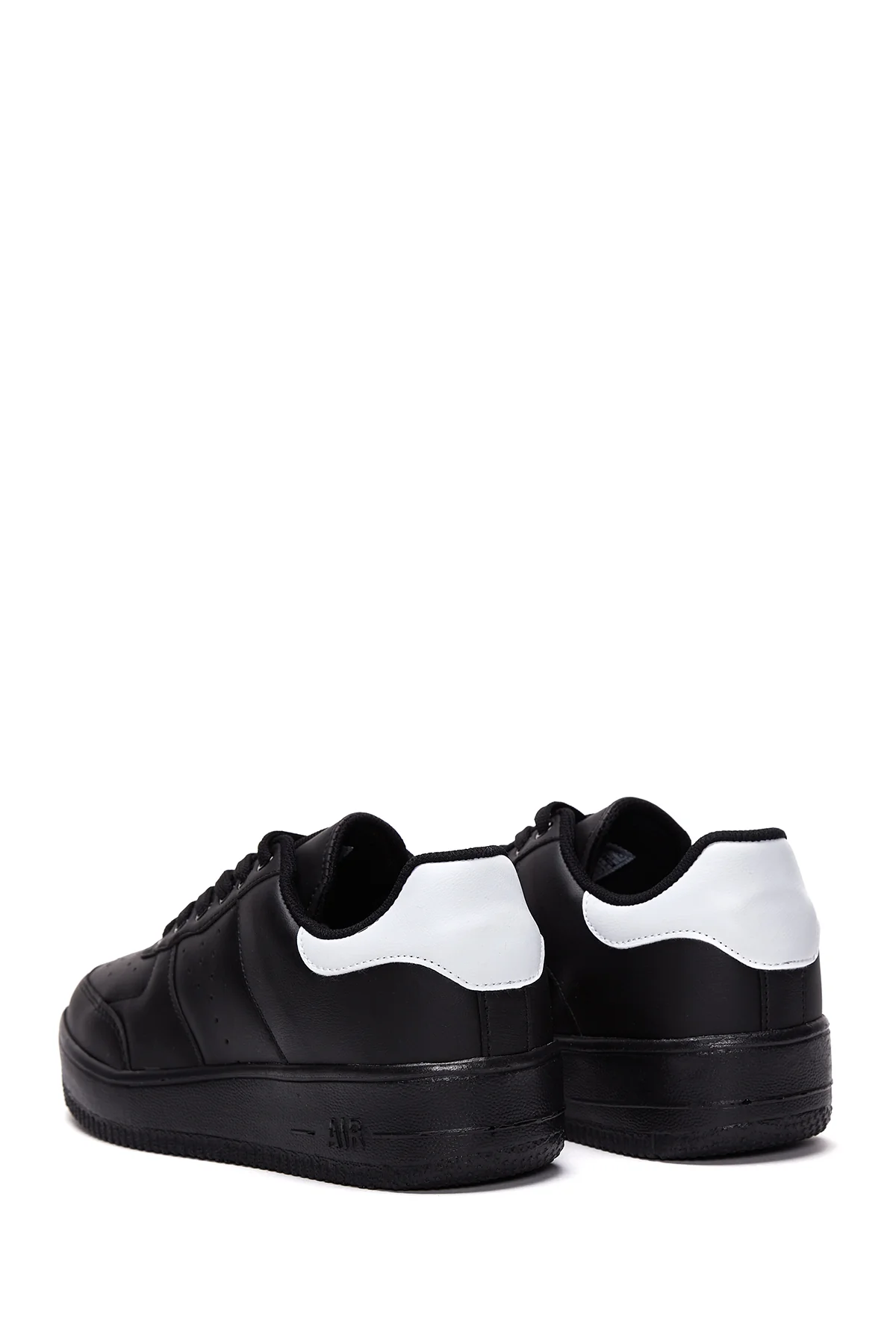 Kadın Siyah Kalın Tabanlı Sneaker - Image 5