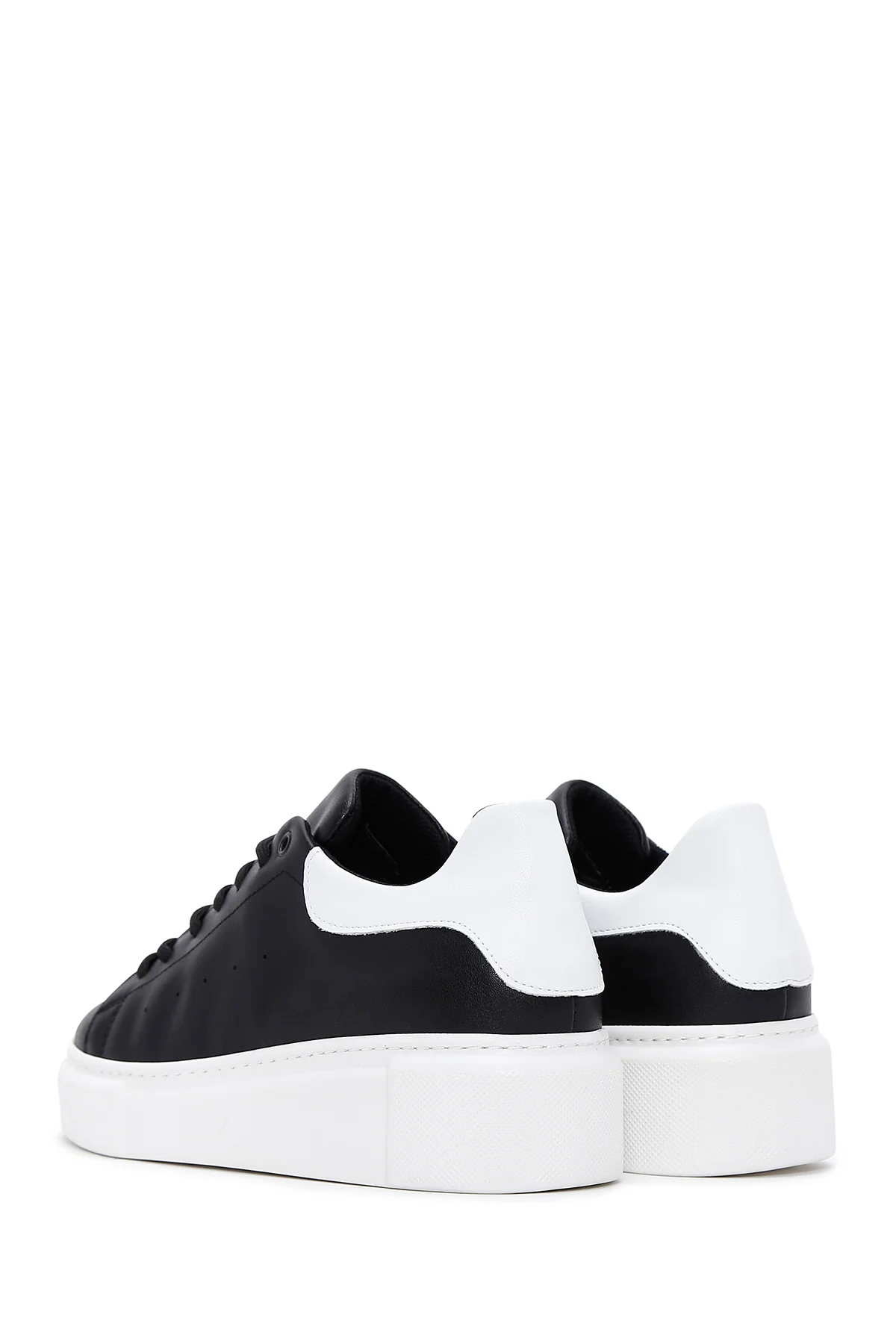 Kadın Siyah Kalın Tabanlı Sneaker - Image 5
