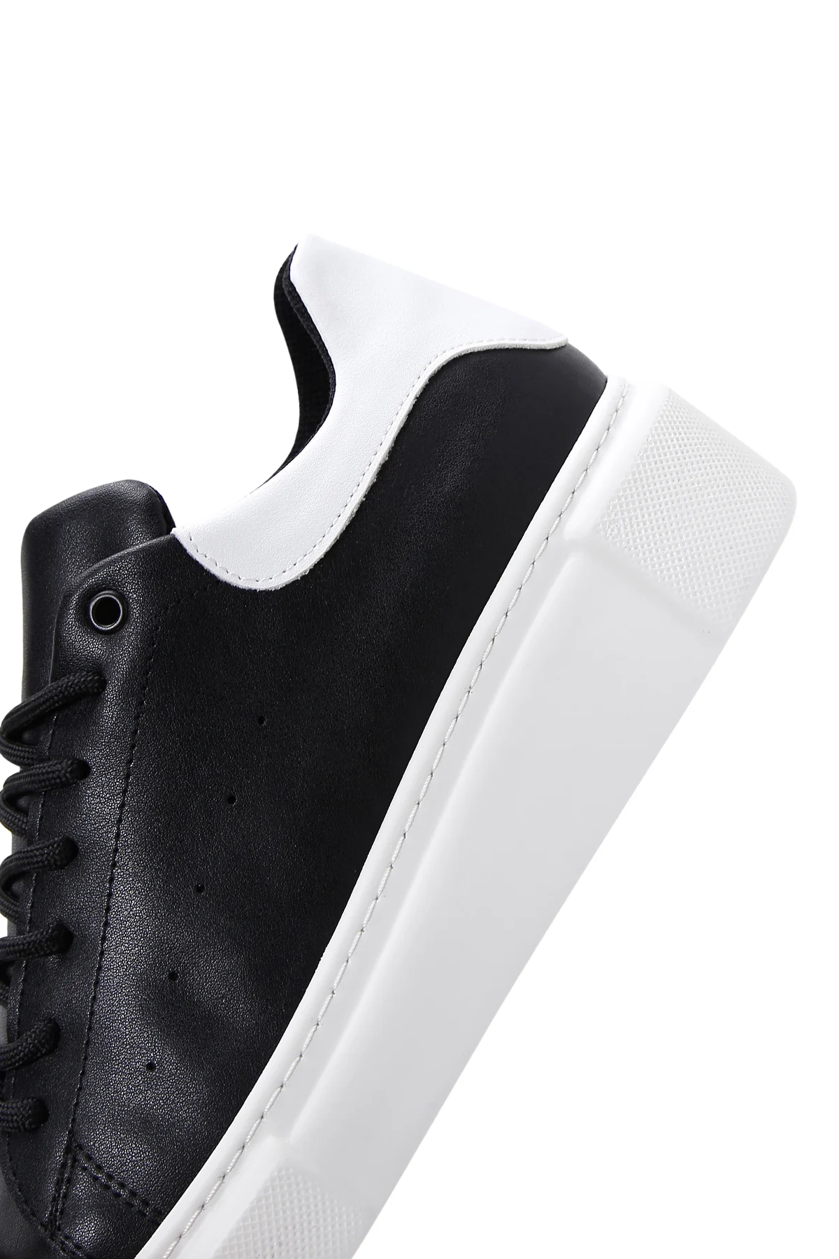 Kadın Siyah Kalın Tabanlı Sneaker - Image 7