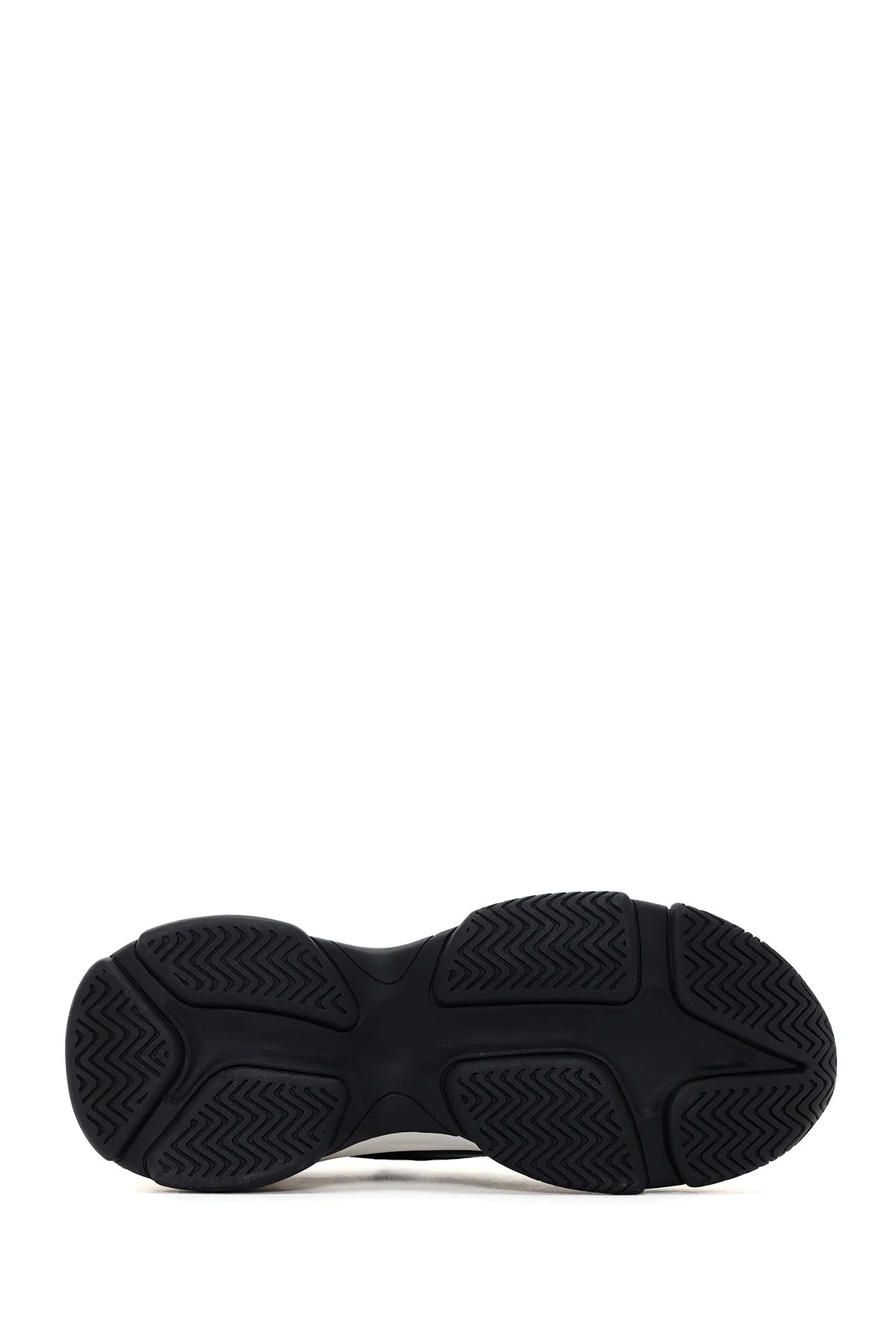 Kadın Siyah Kalın Tabanlı Sneaker - Image 4