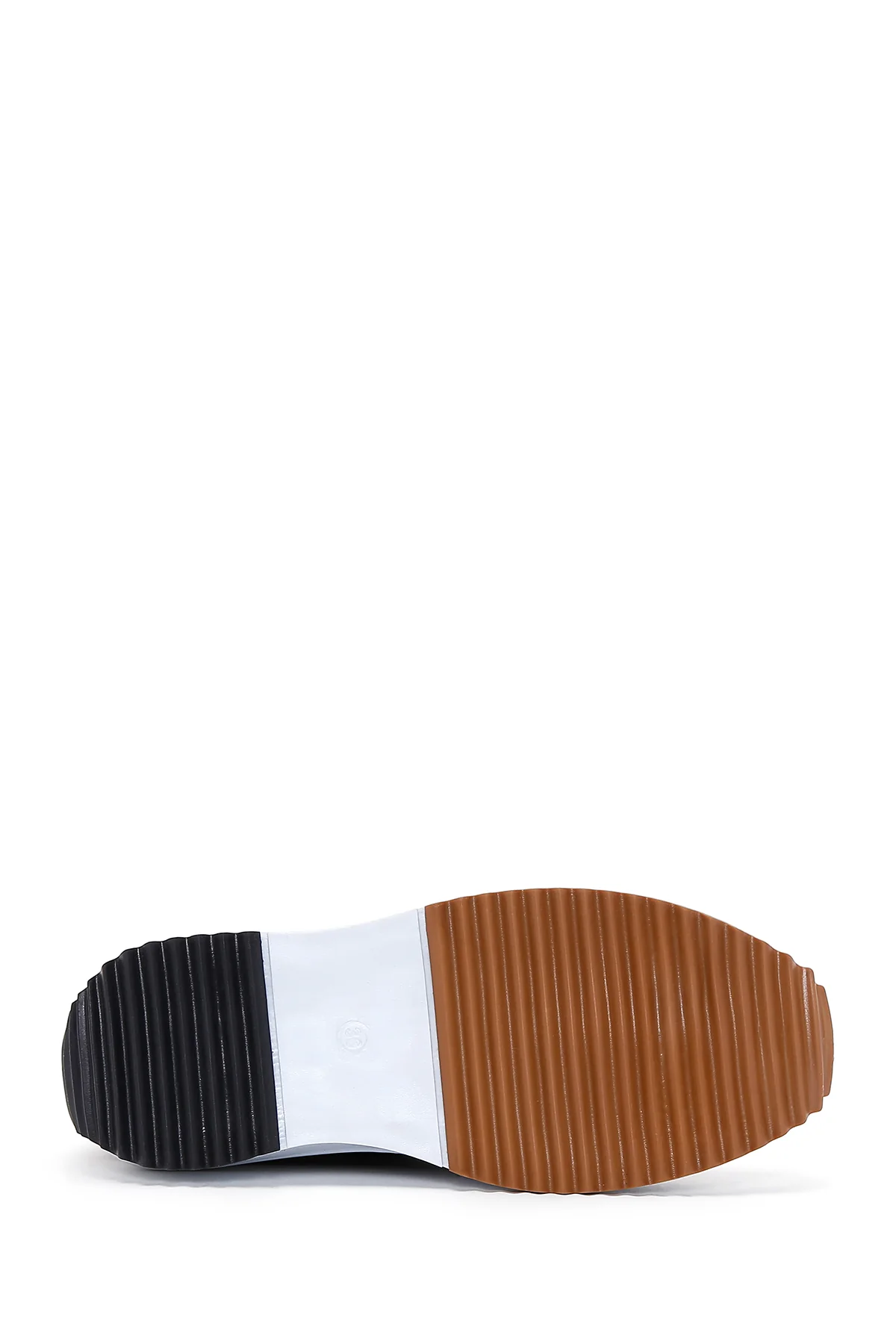 Kadın Siyah Kalın Tabanlı Sneaker - Image 4