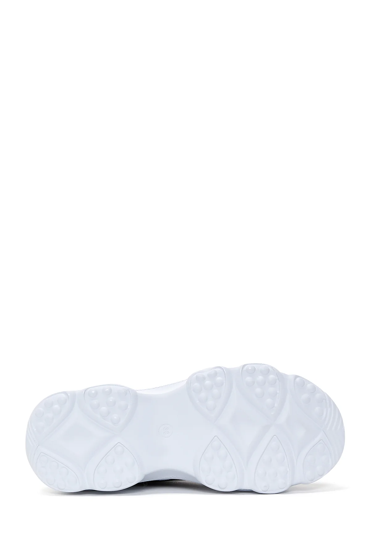 Kadın Siyah Kalın Tabanlı Sneaker - Image 4
