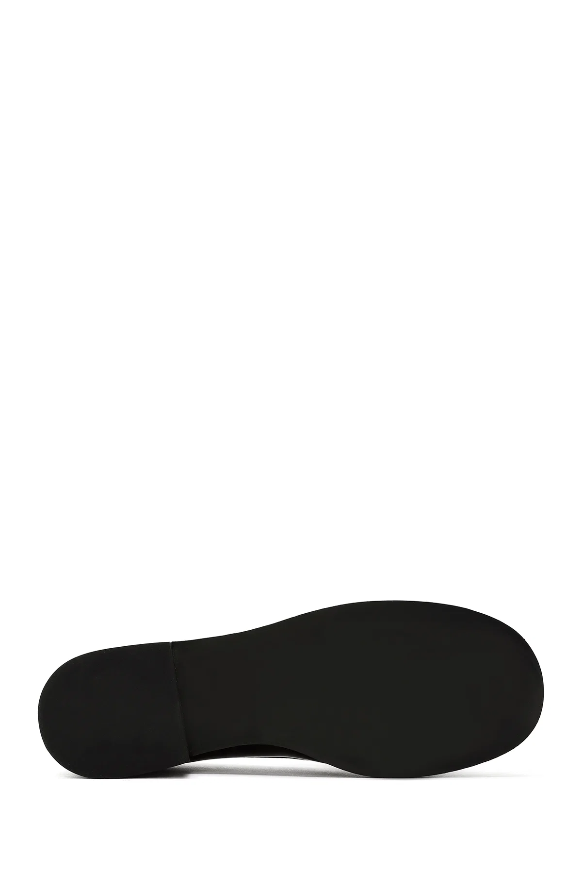 Kadın Siyah Klasik Deri Loafer - Image 4
