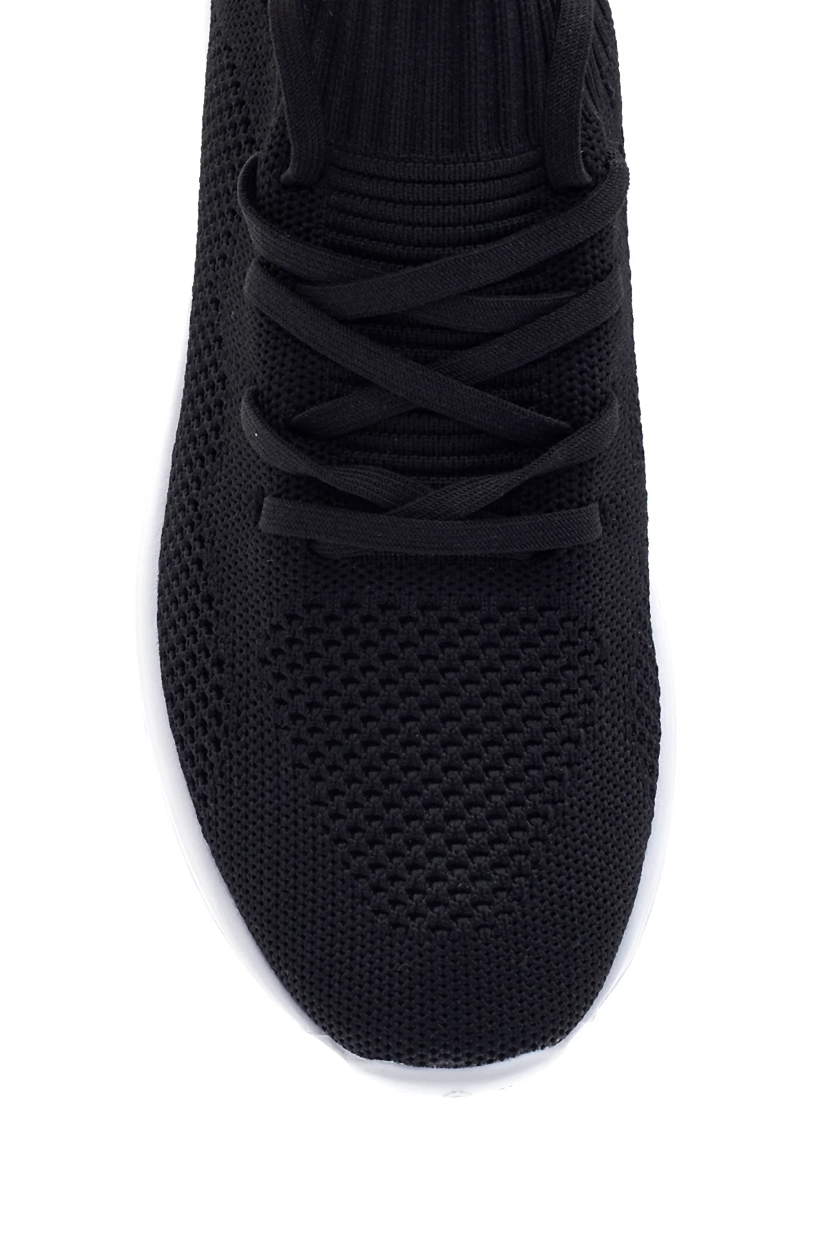 Kadın Siyah Kumaş Sneaker - Image 6
