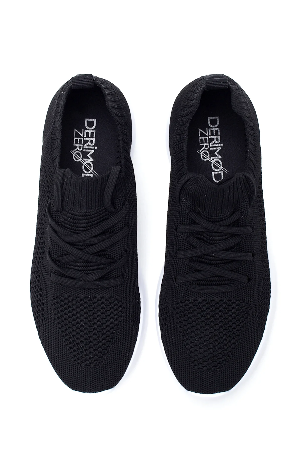 Kadın Siyah Kumaş Sneaker - Image 7