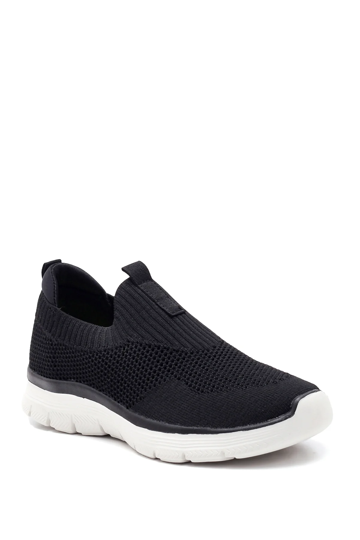 Kadın Siyah Kumaş Sneaker - Image 3