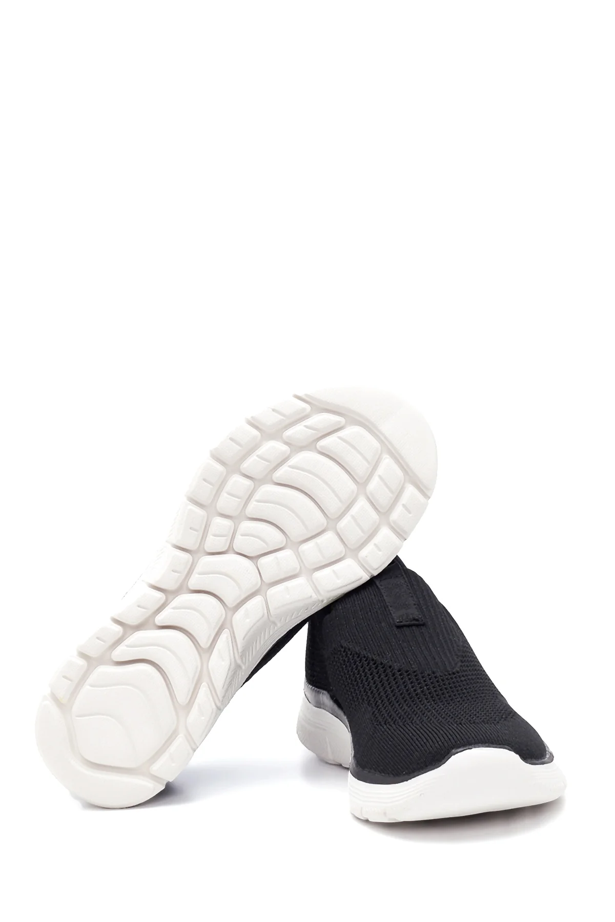 Kadın Siyah Kumaş Sneaker - Image 4