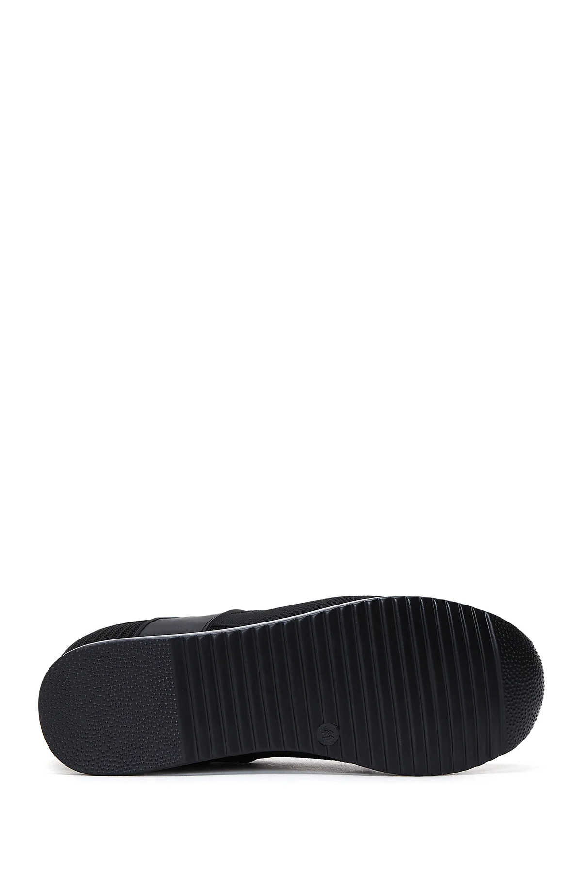 Kadın Siyah Kumaş Sneaker - Image 4