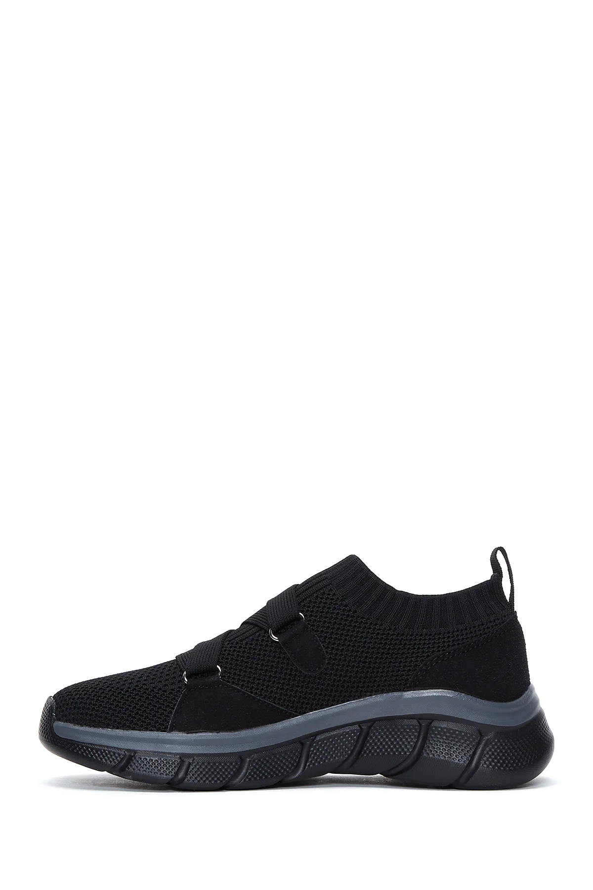 Kadın Siyah Kumaş Sneaker - Image 2