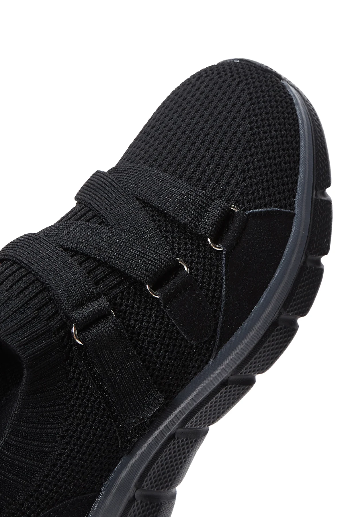 Kadın Siyah Kumaş Sneaker - Image 8