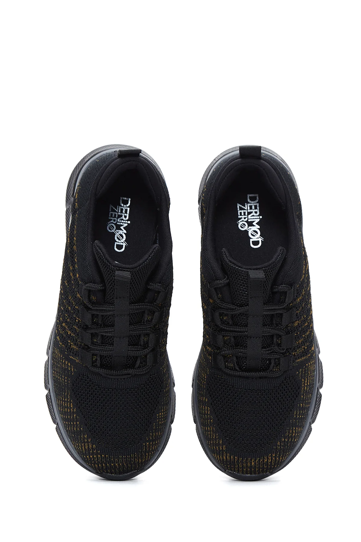 Kadın Siyah Kumaş Sneaker - Image 6