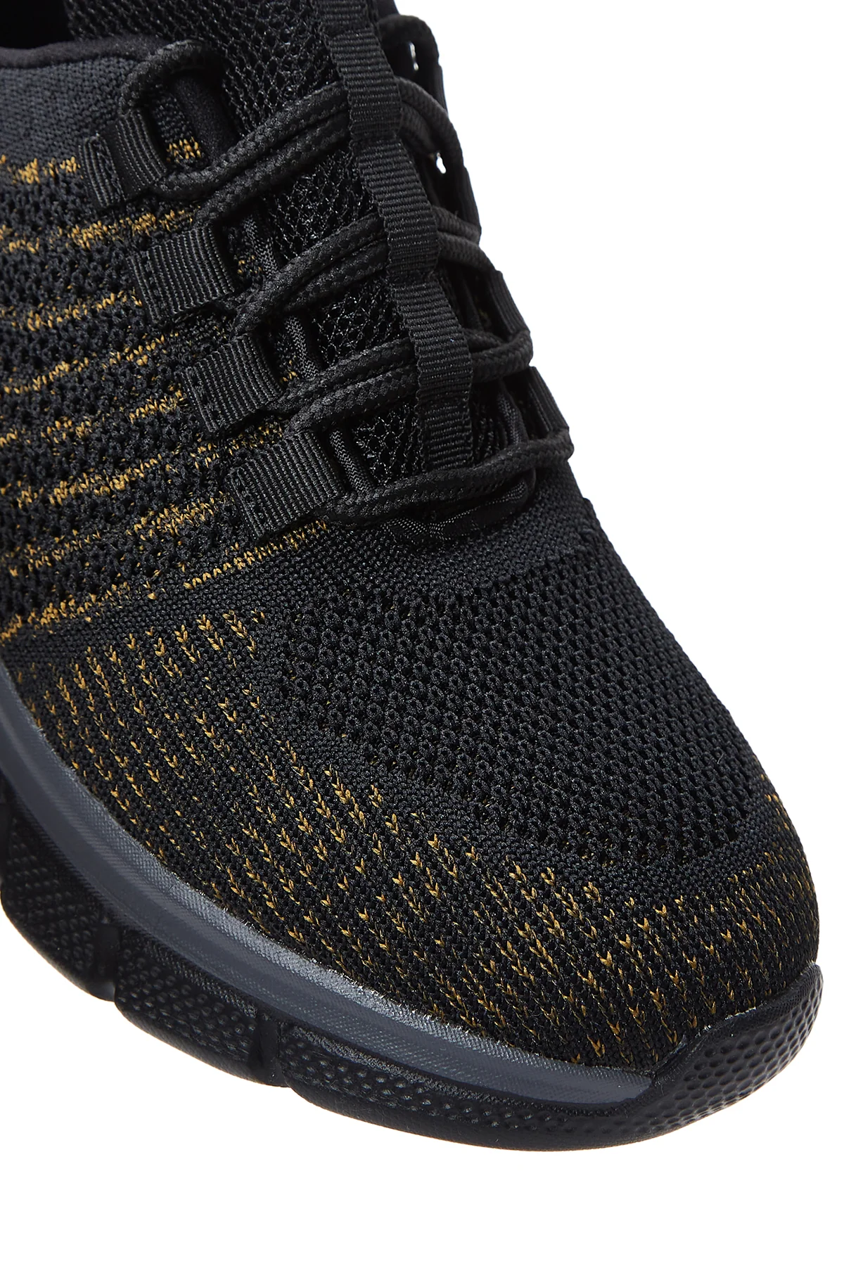 Kadın Siyah Kumaş Sneaker - Image 9