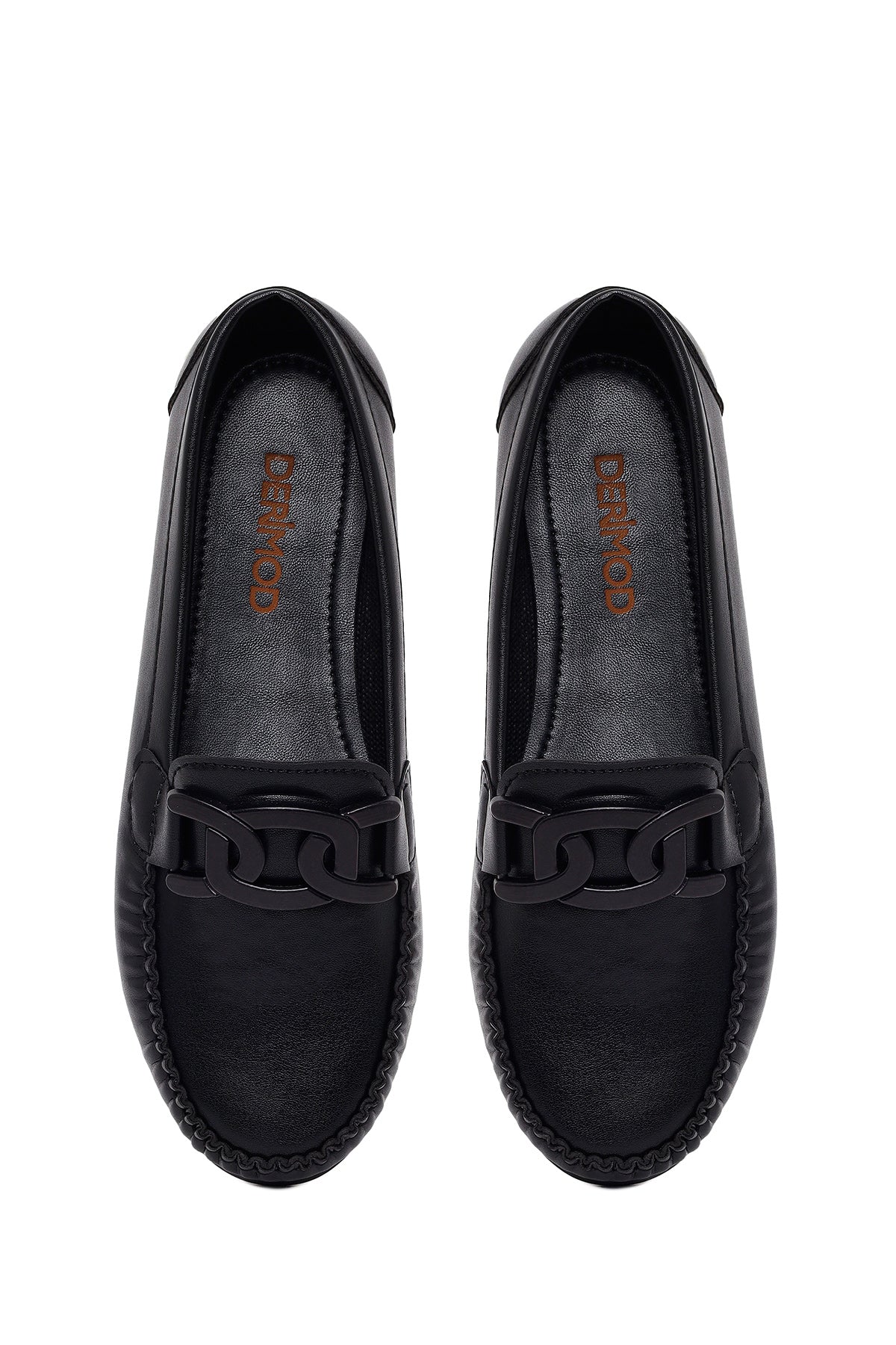 Kadın Siyah Loafer - Image 4
