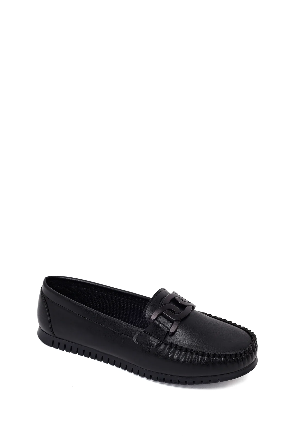 Kadın Siyah Loafer - Image 7