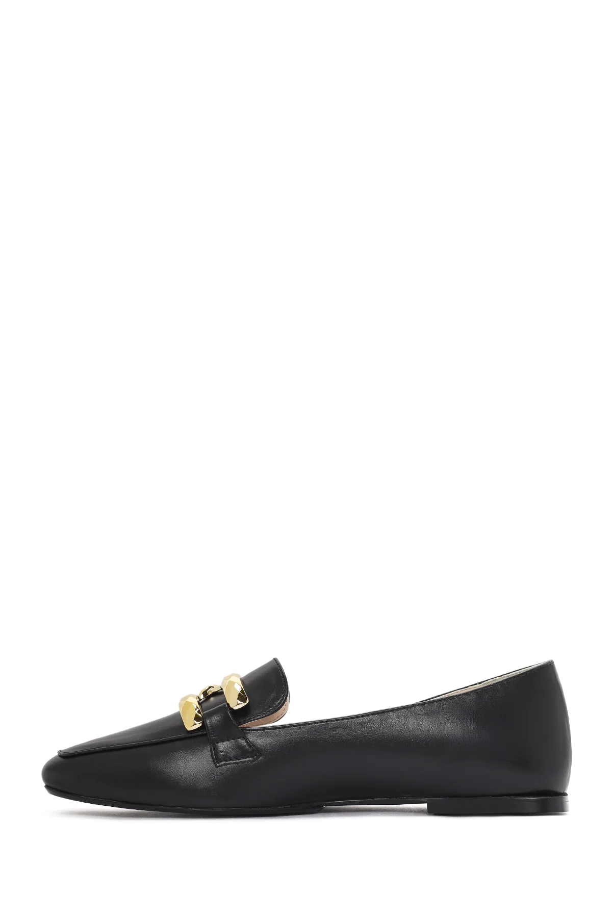 Kadın Siyah Maskülen Loafer - Image 2