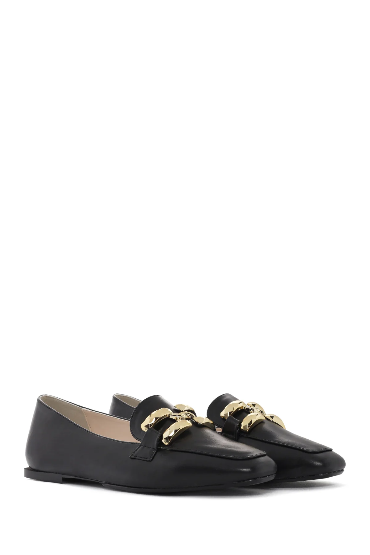 Kadın Siyah Maskülen Loafer - Image 3