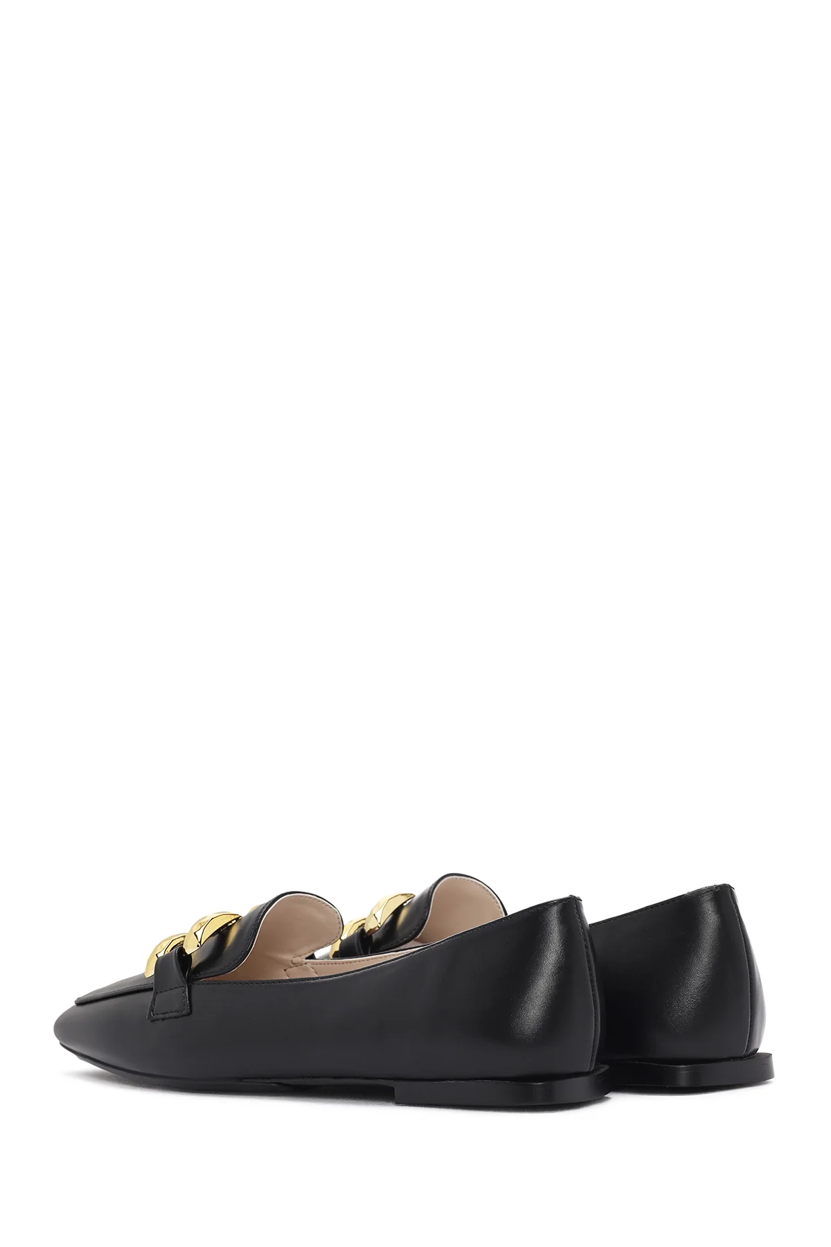 Kadın Siyah Maskülen Loafer - Image 5