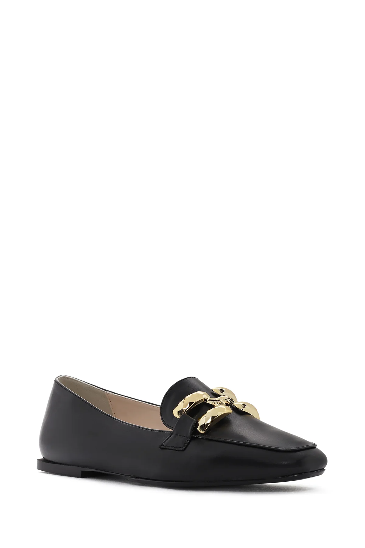 Kadın Siyah Maskülen Loafer - Image 6