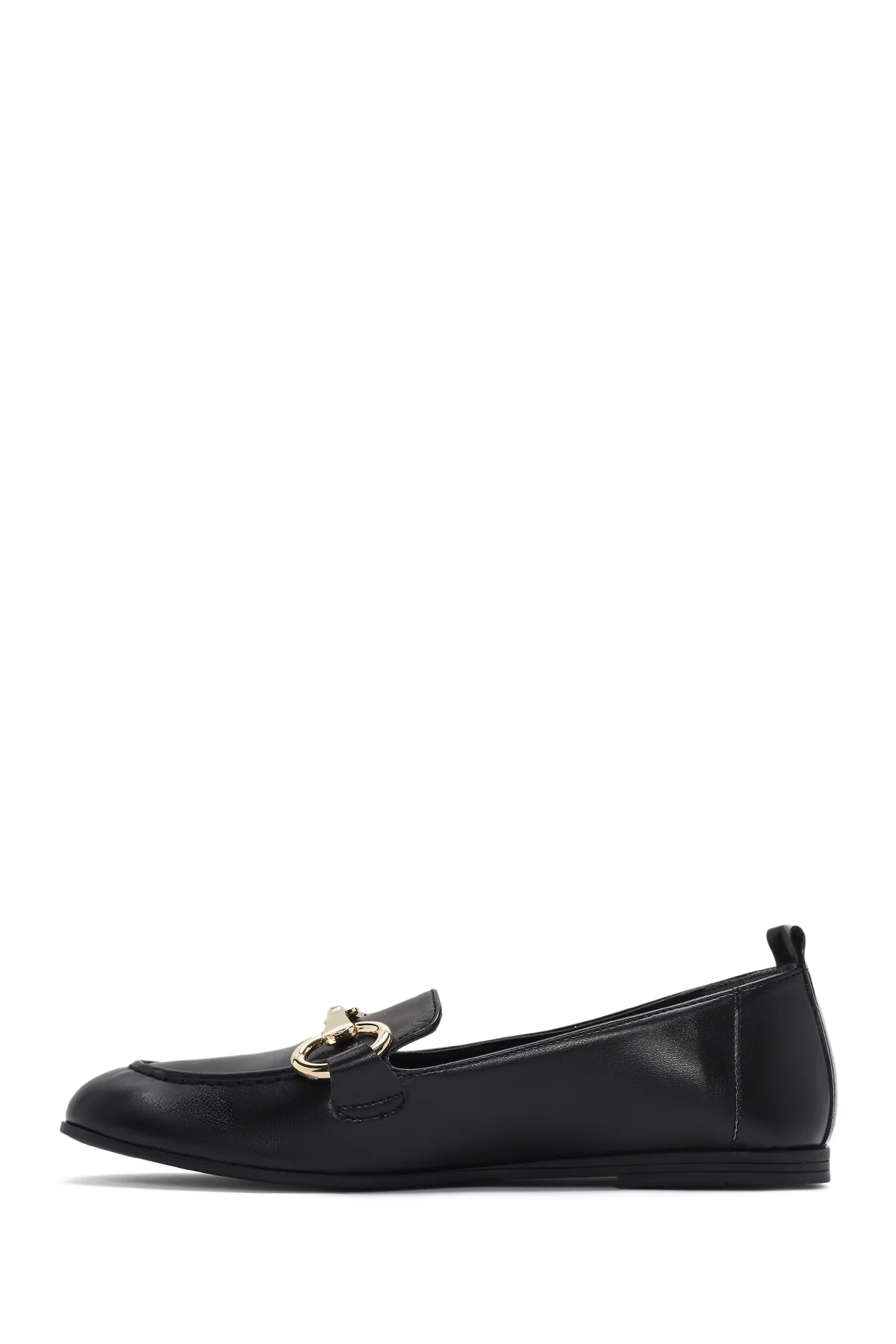 Kadın Siyah Maskülen Loafer - Image 2