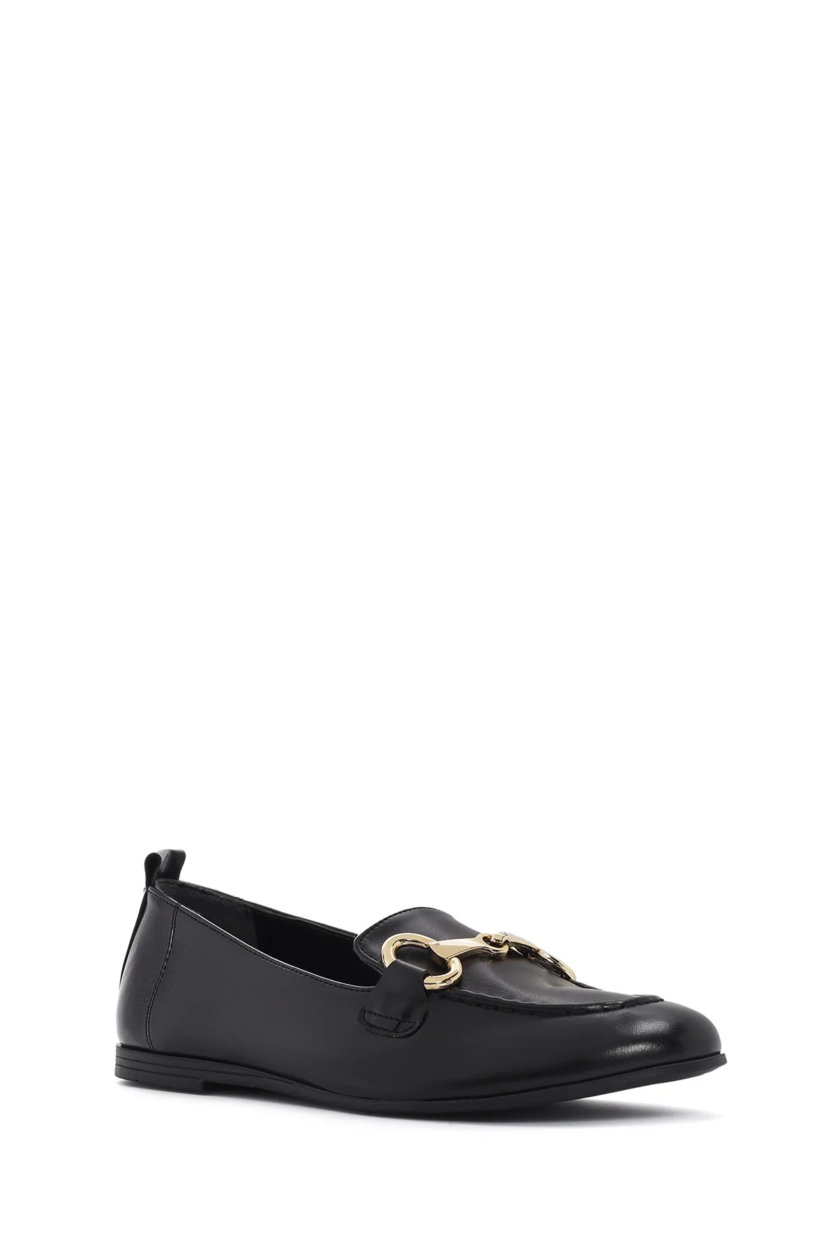 Kadın Siyah Maskülen Loafer - Image 6