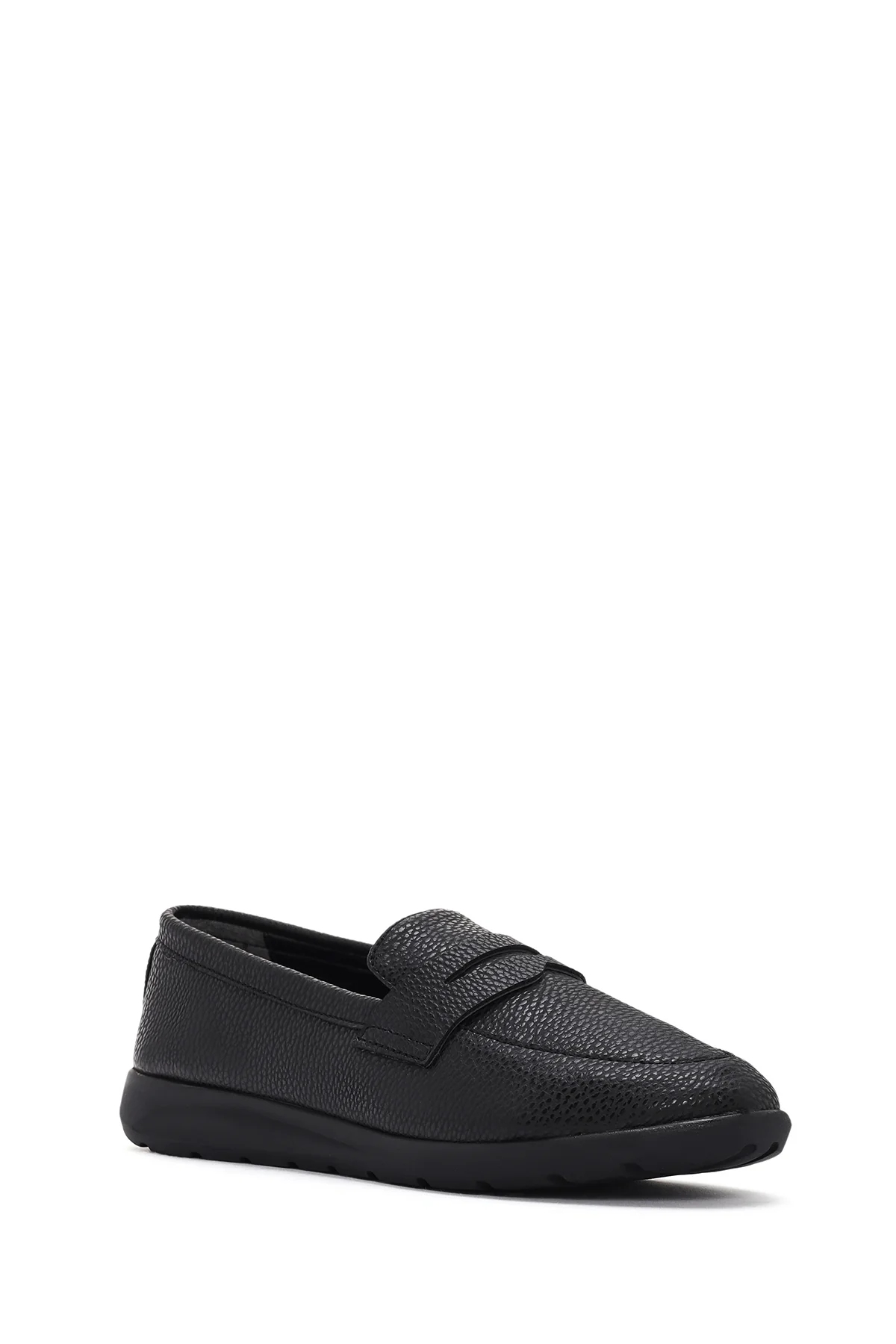 Kadın Siyah Maskülen Loafer - Image 6