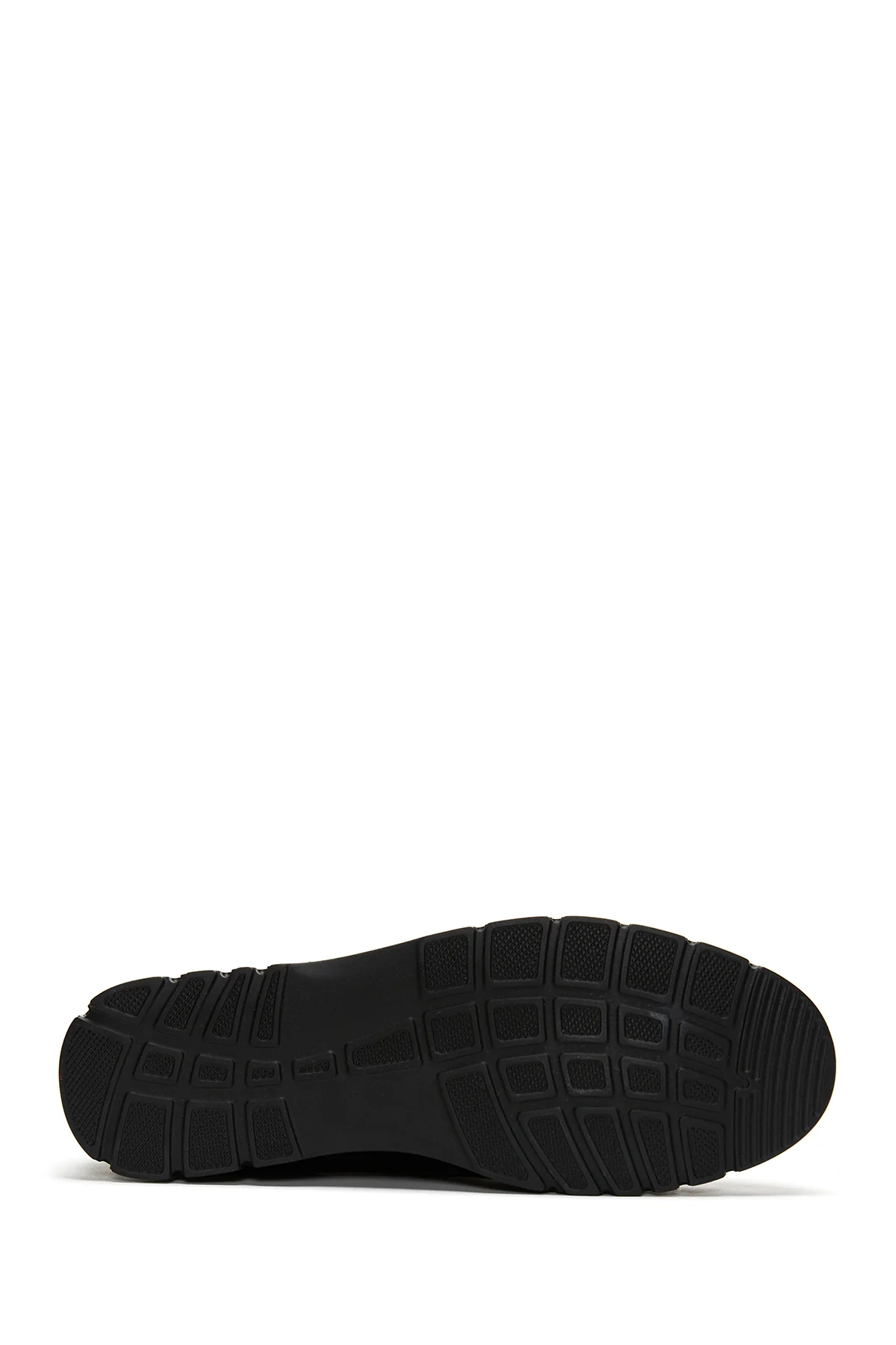 Kadın Siyah Simli Deri Comfort Loafer - Image 4
