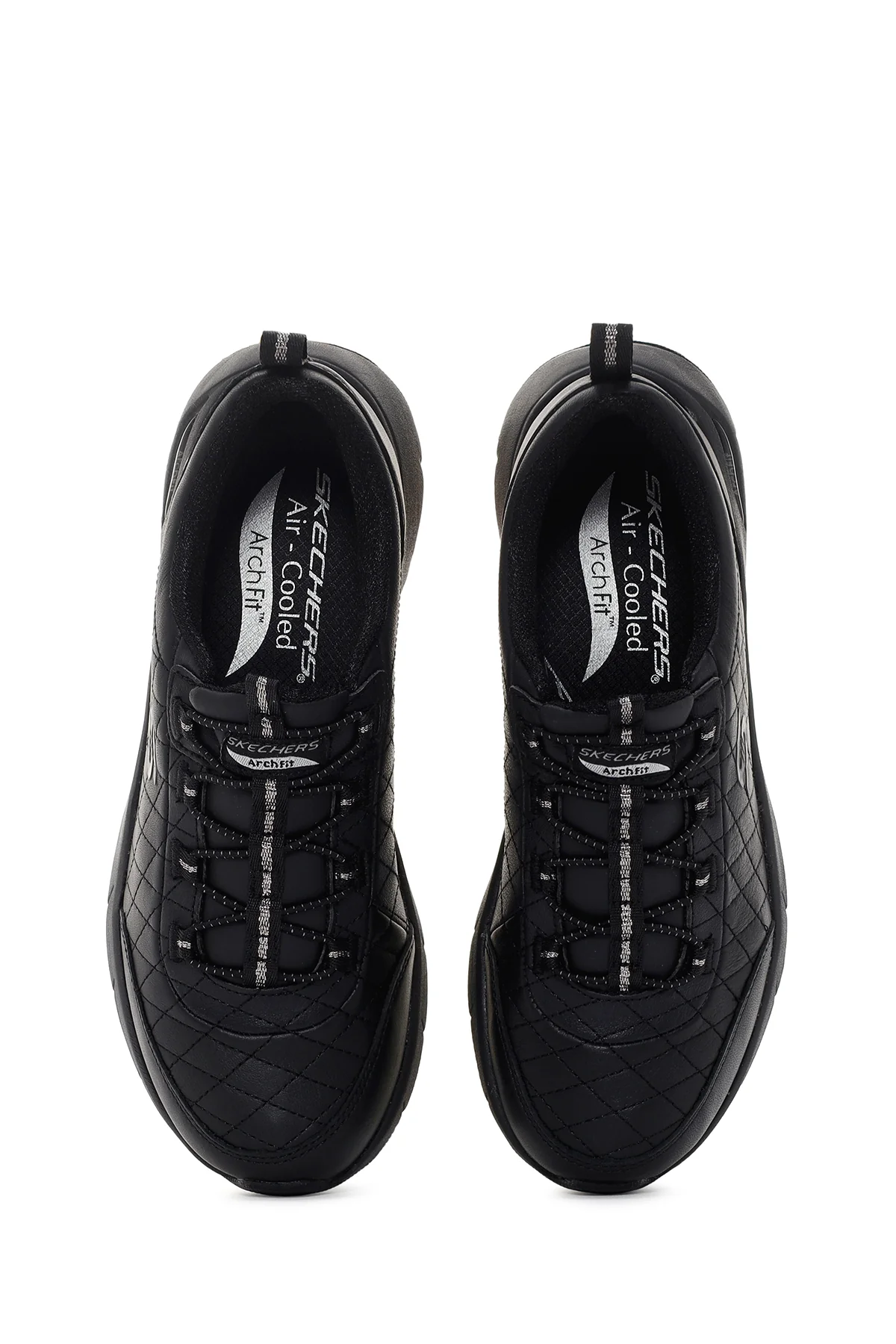Kadın Siyah Skechers Skech-Air Arch Fit Sneaker - Image 6