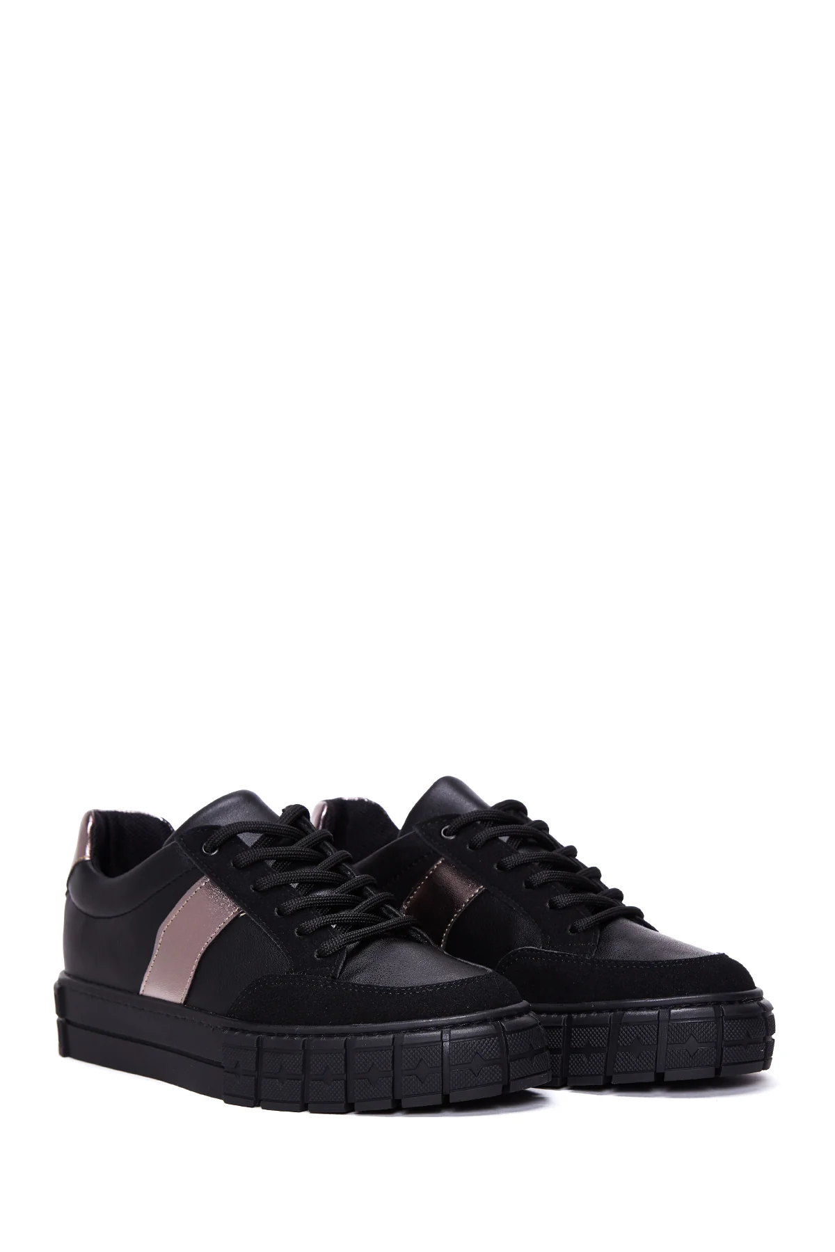Kadın Siyah Sneaker - Image 3