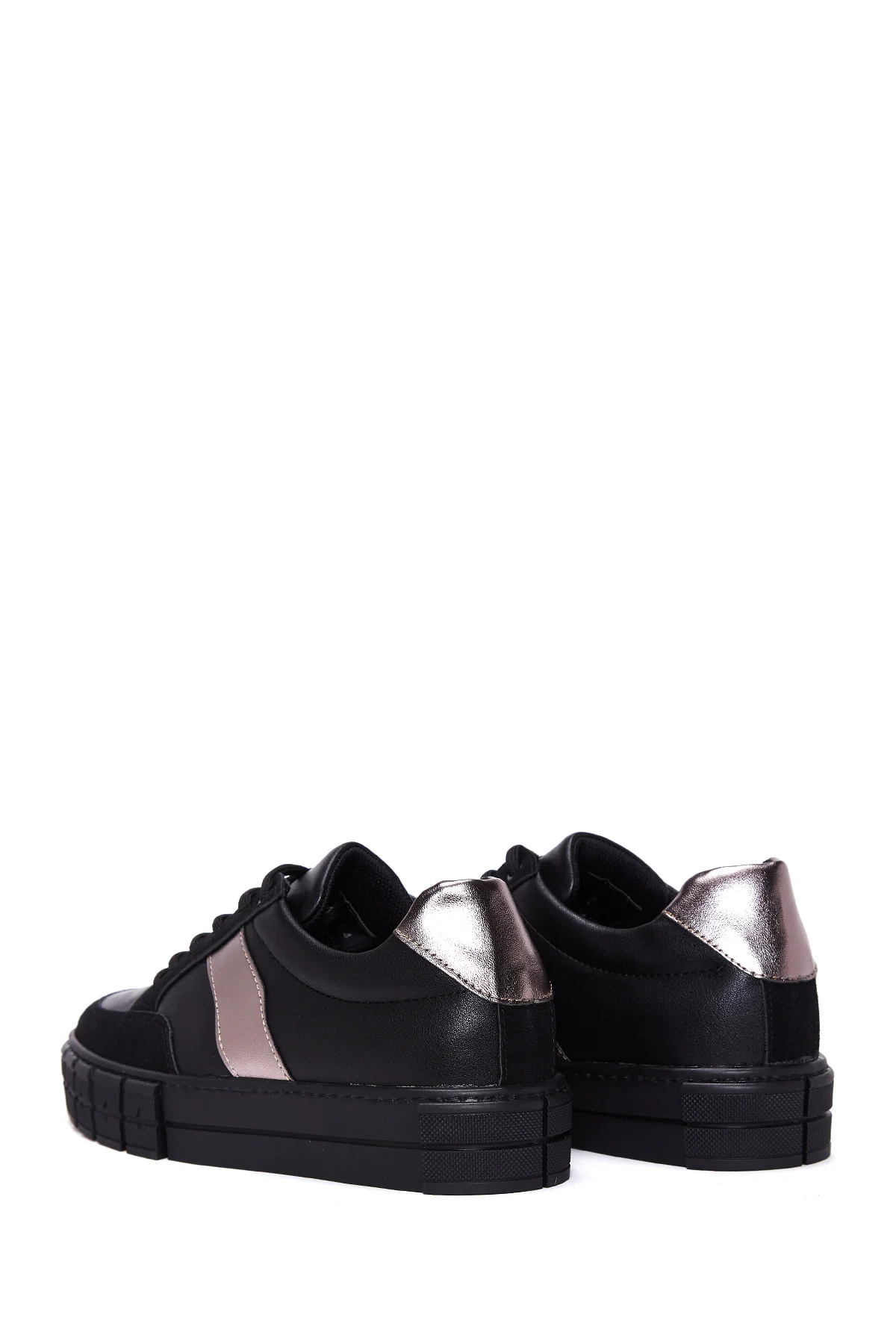 Kadın Siyah Sneaker - Image 5