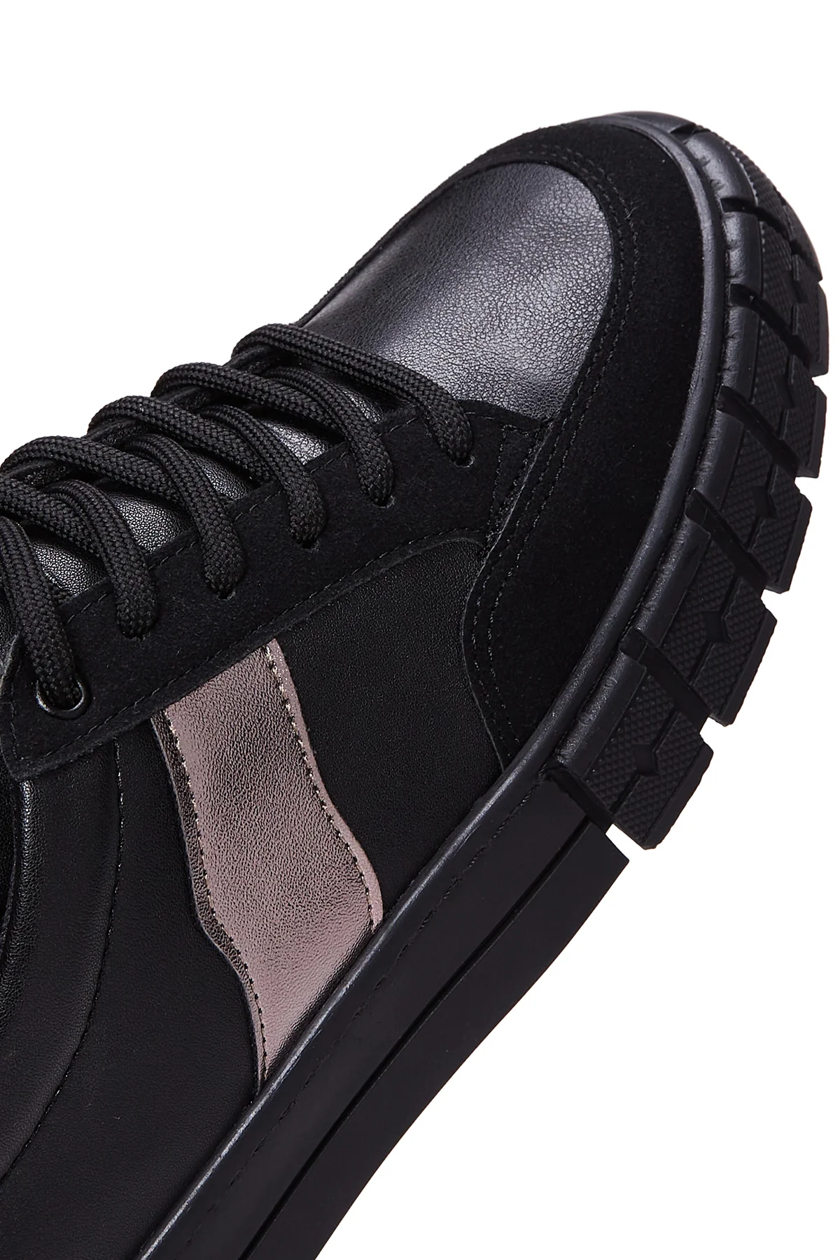 Kadın Siyah Sneaker - Image 7
