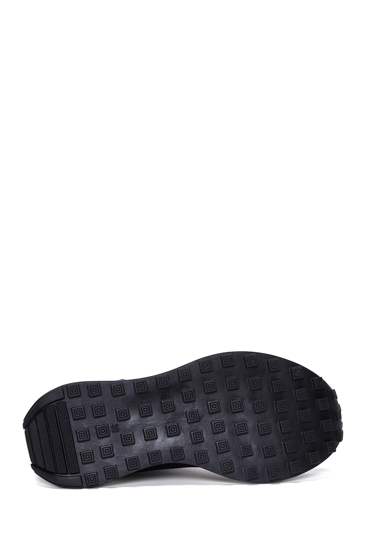 Kadın Siyah Taşlı Bilekli Sneaker - Image 4