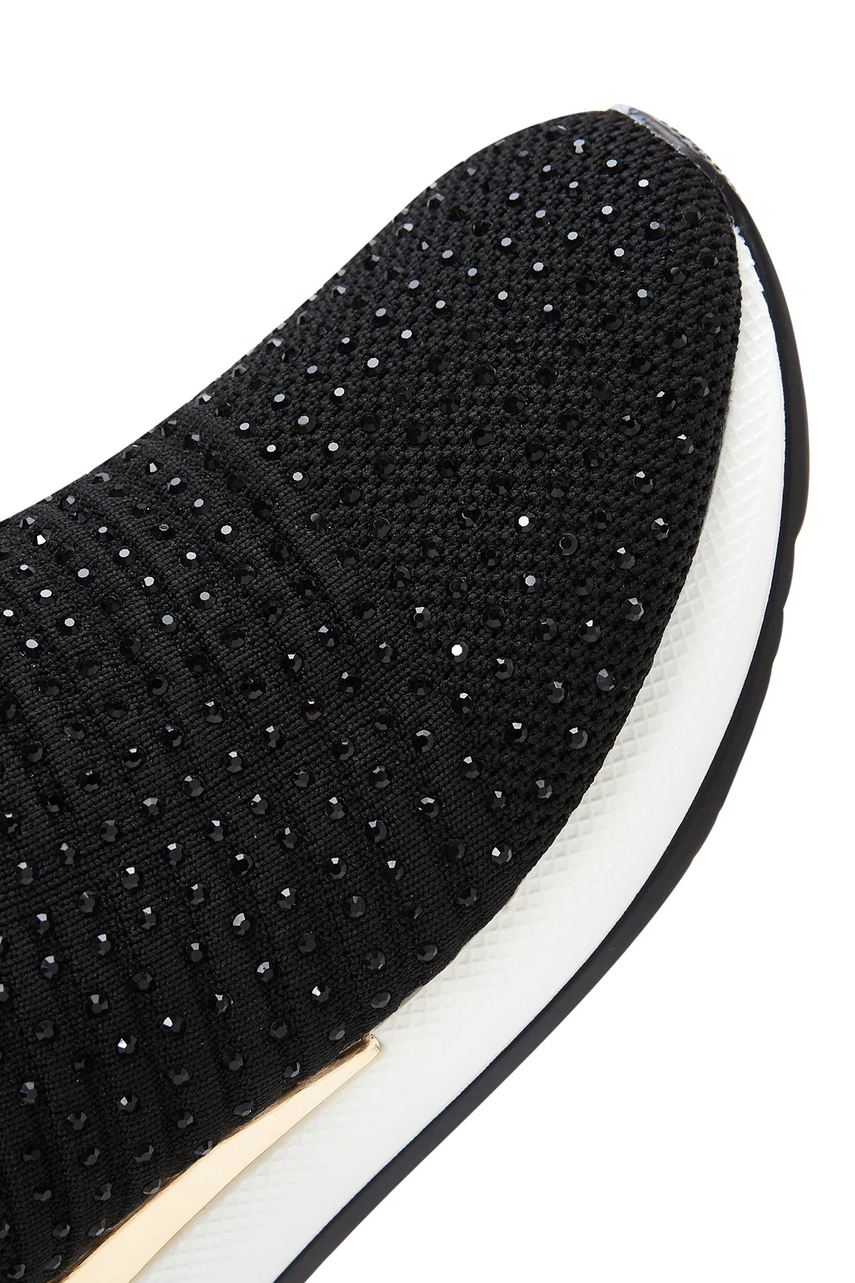 Kadın Siyah Taşlı Sneaker - Image 8