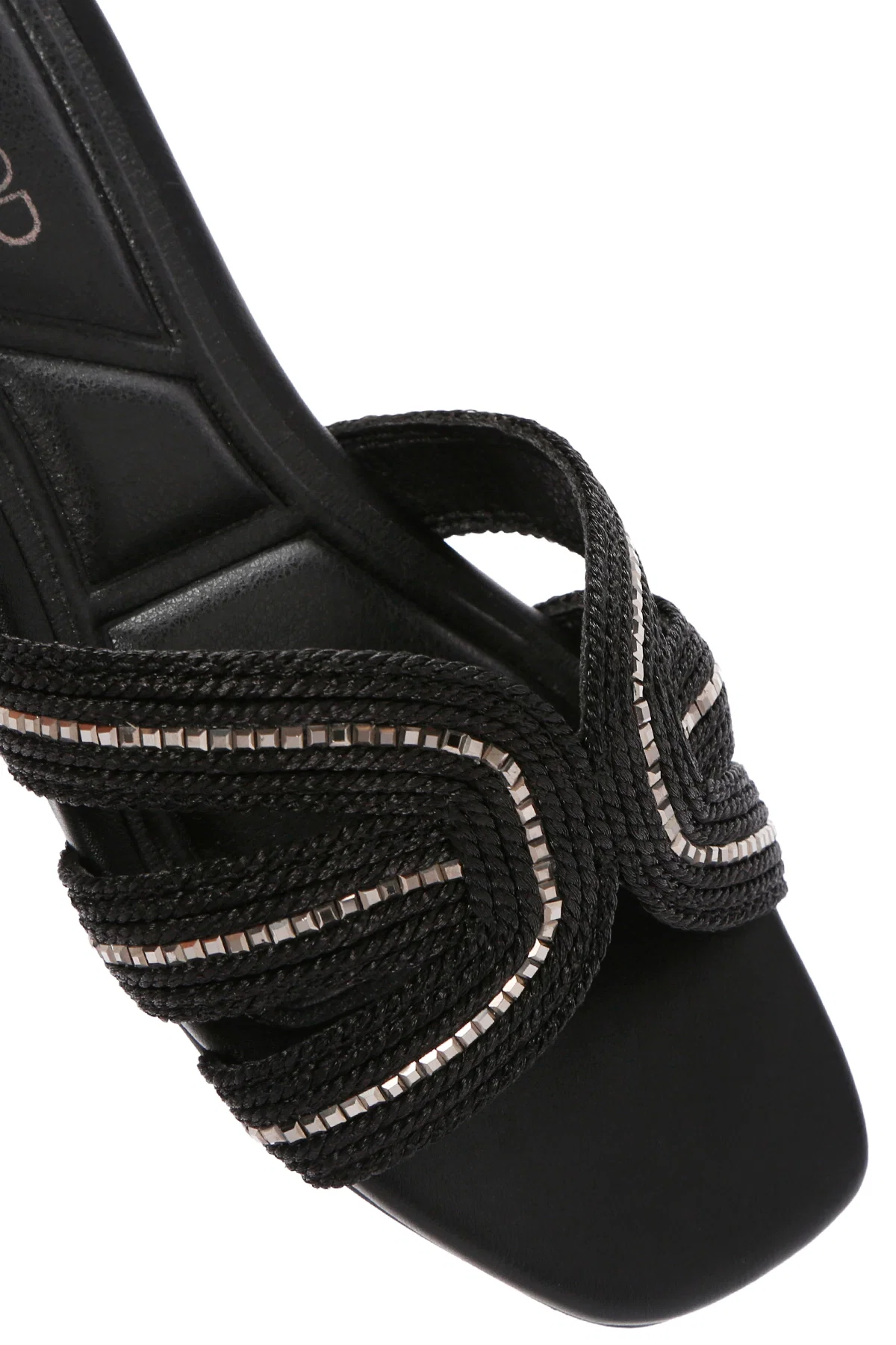 Kadın Siyah Taşlı Terlik - Image 9