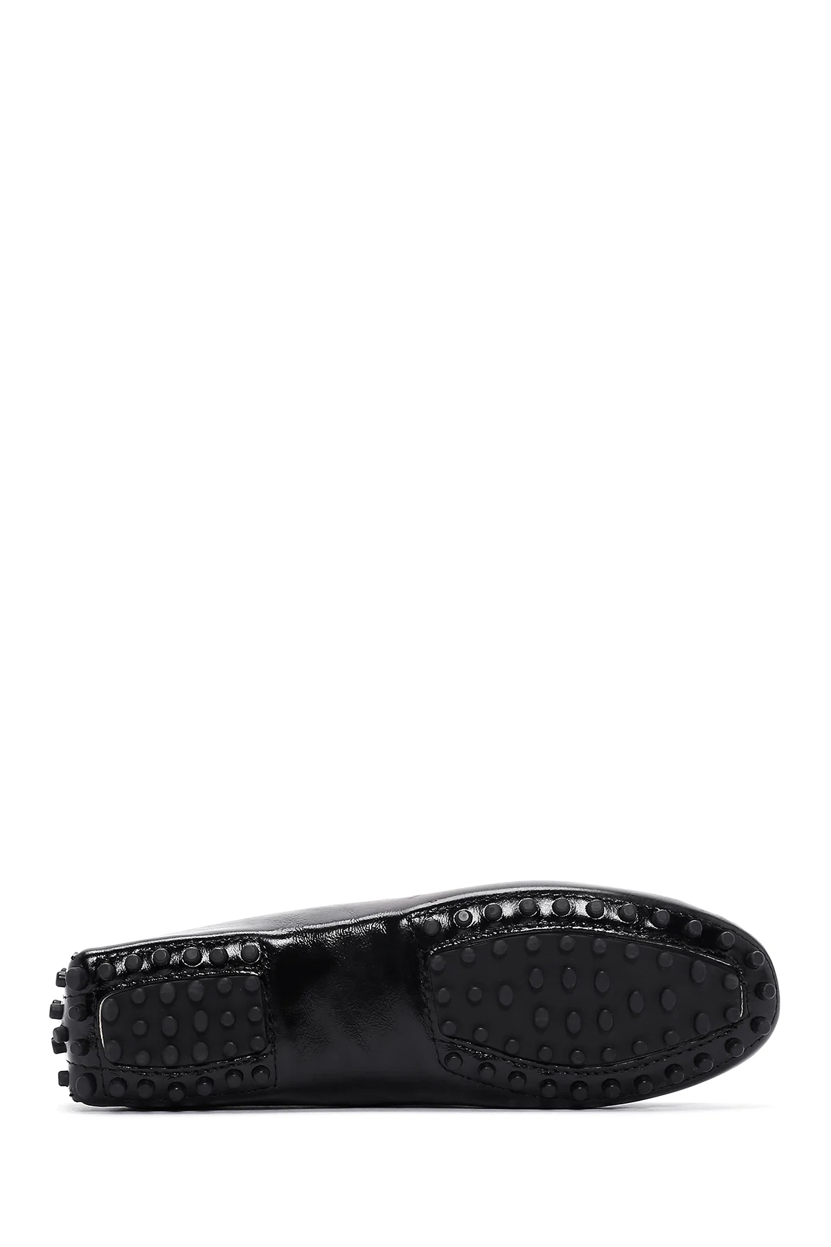 Kadın Siyah Toka Detaylı Deri Loafer - Image 4