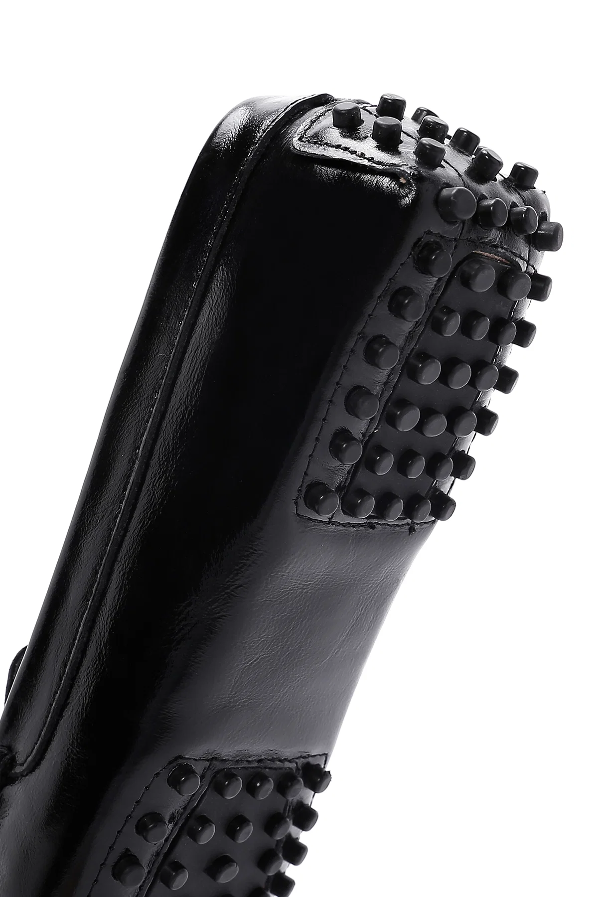 Kadın Siyah Toka Detaylı Deri Loafer - Image 8