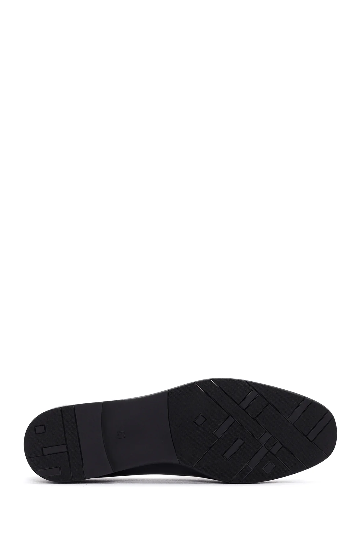 Kadın Siyah Tokalı Deri Loafer - Image 4