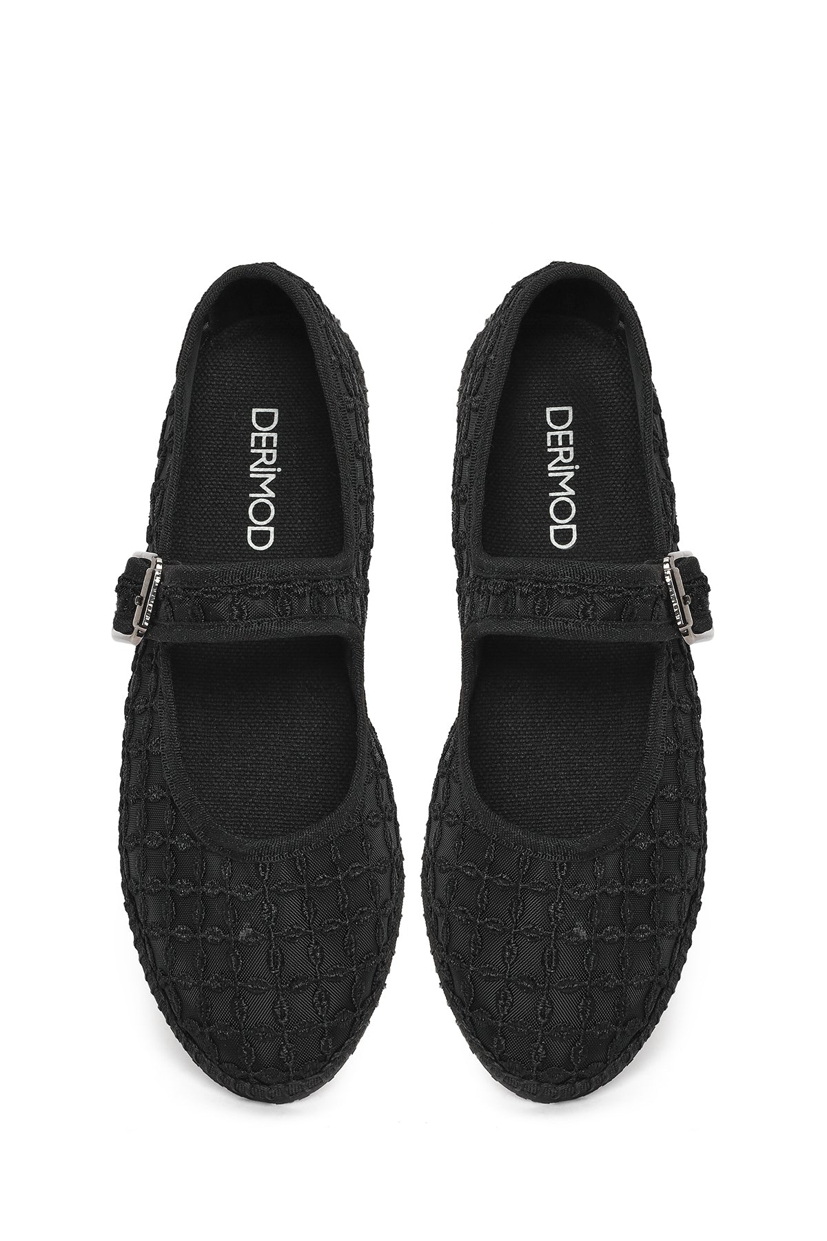 Kadın Siyah Tokalı Espadril - Image 4