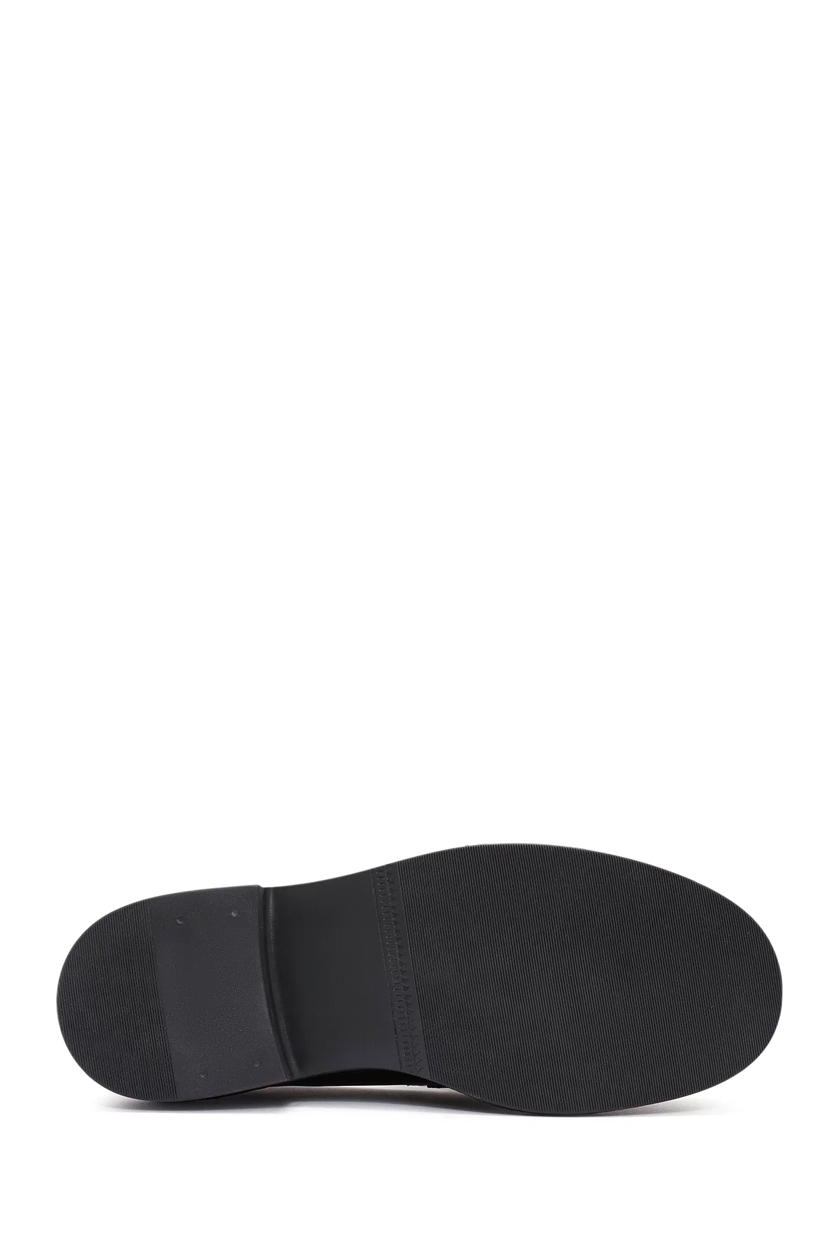 Kadın Siyah Tokalı Maskülen Loafer - Image 4