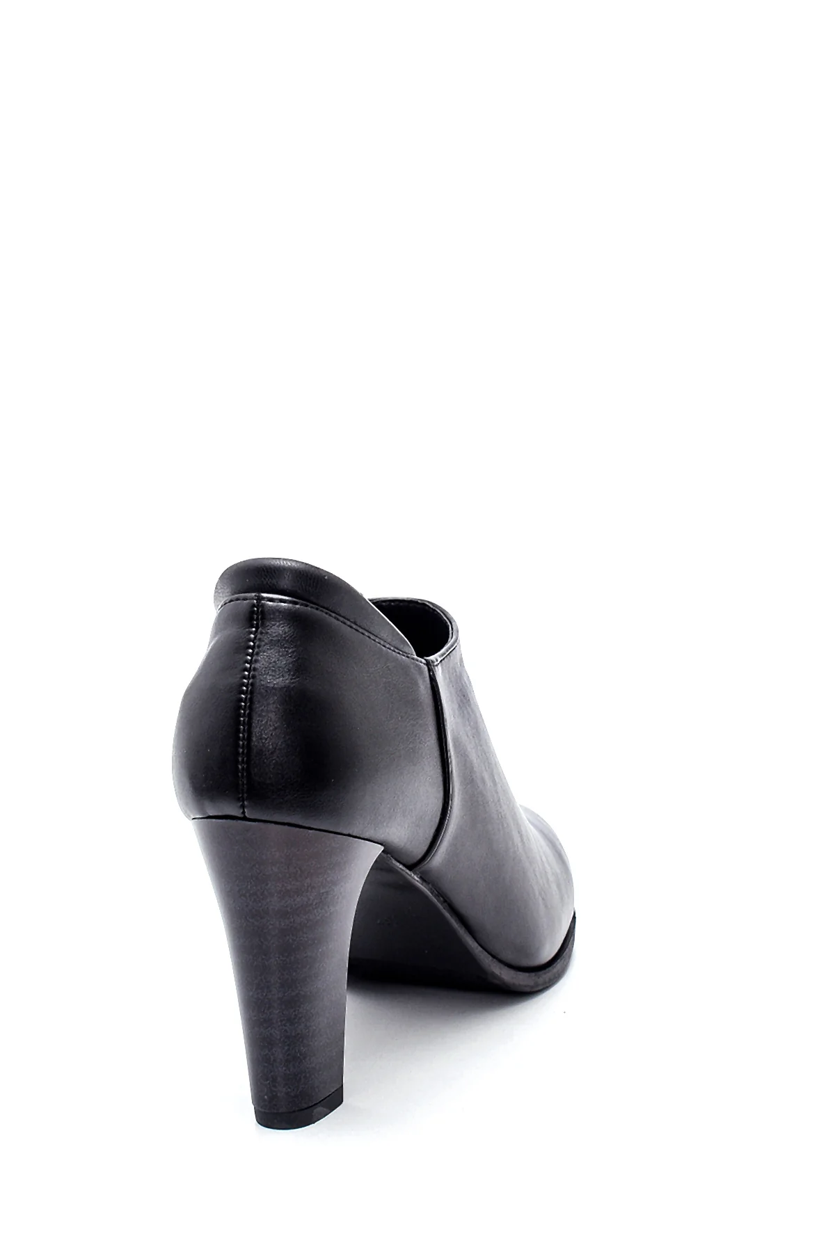 Kadın Siyah Topuklu Bootie - Image 5
